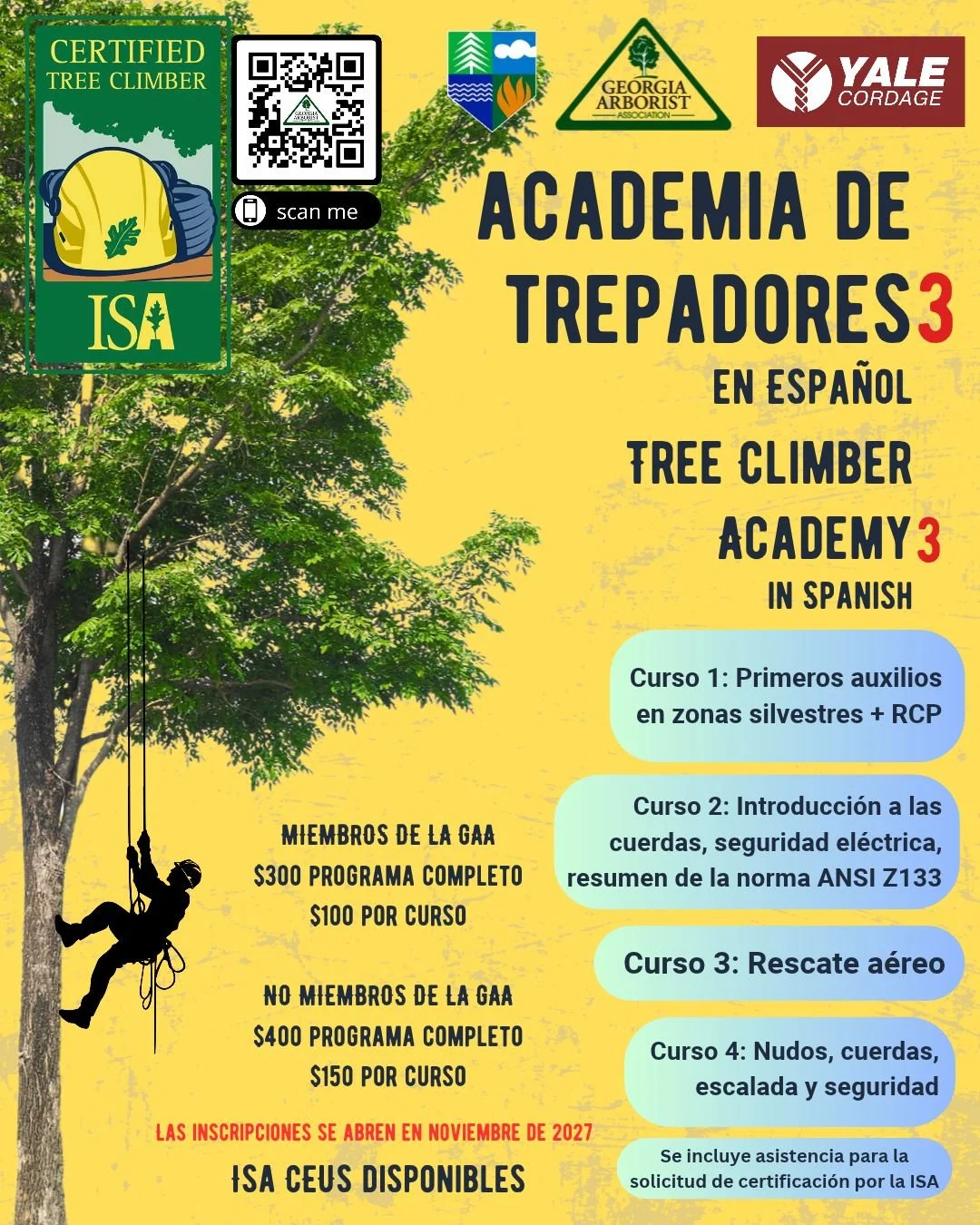 [Spanish] Tree Climber Academy 3/ Academia de Trepadores 3  