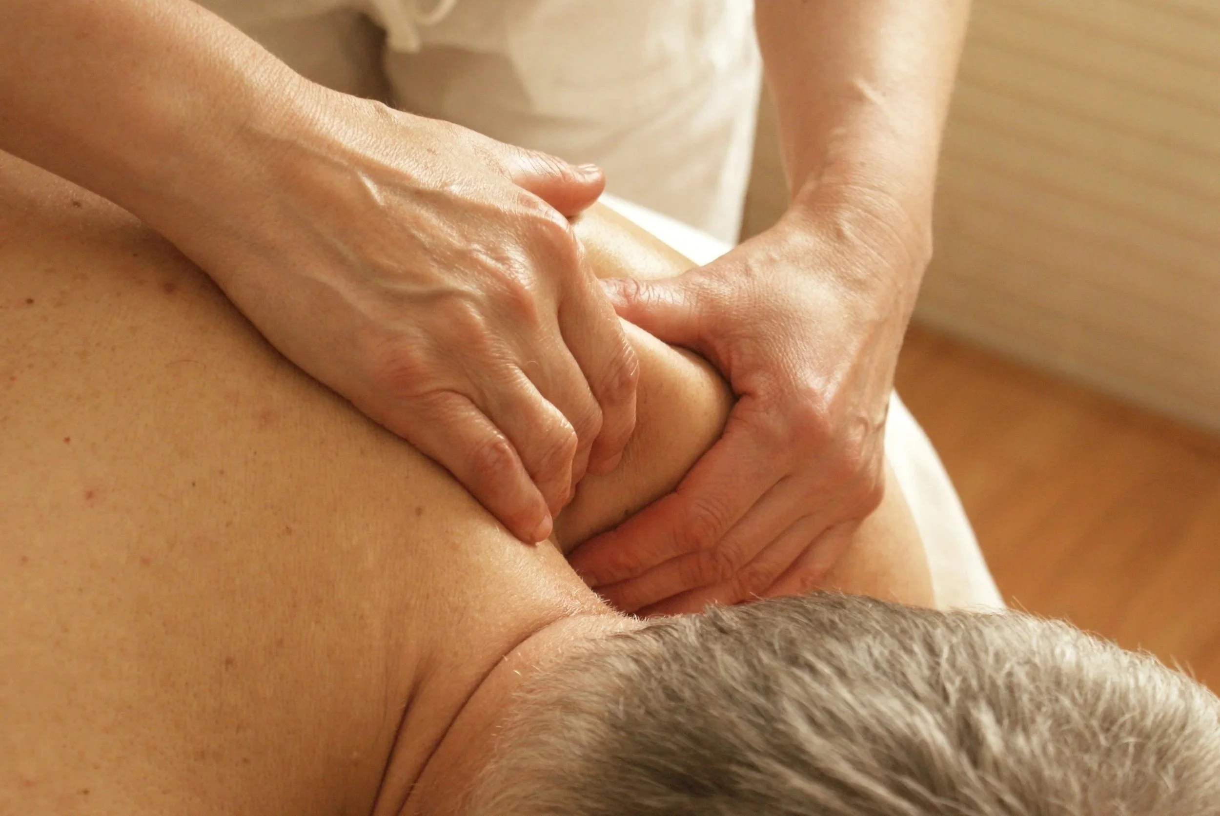 Massage therapy session at Colysa Therapies