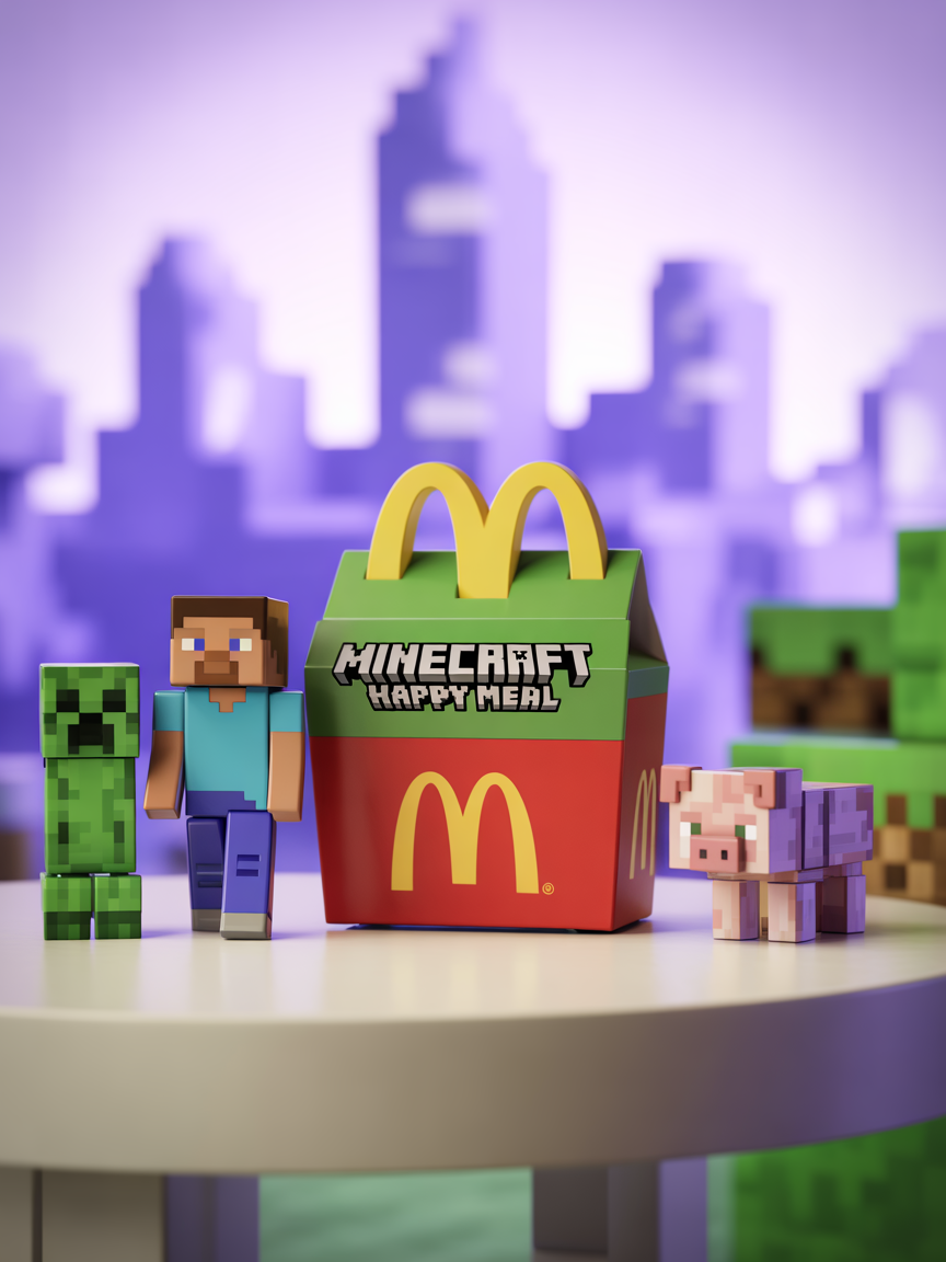 McDonald's Cajita Feliz × Minecraft — Campaña de Video Programático