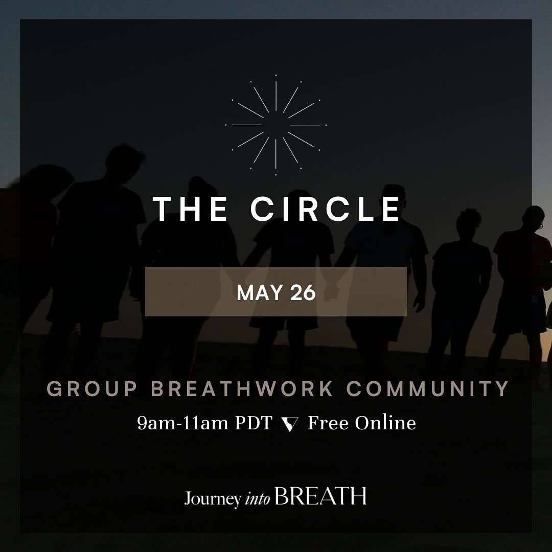 Mark your calendars! 🗓️ 
Join our Monthly Online Breathwork Circle on Sunday, May 26 at 9am PST 
Connect, ground, and breathe into the new possibilities you are here to create in your life.
All are welcome! 🧑&zwj;🤝&zwj;🧑
DM, check the website or 
