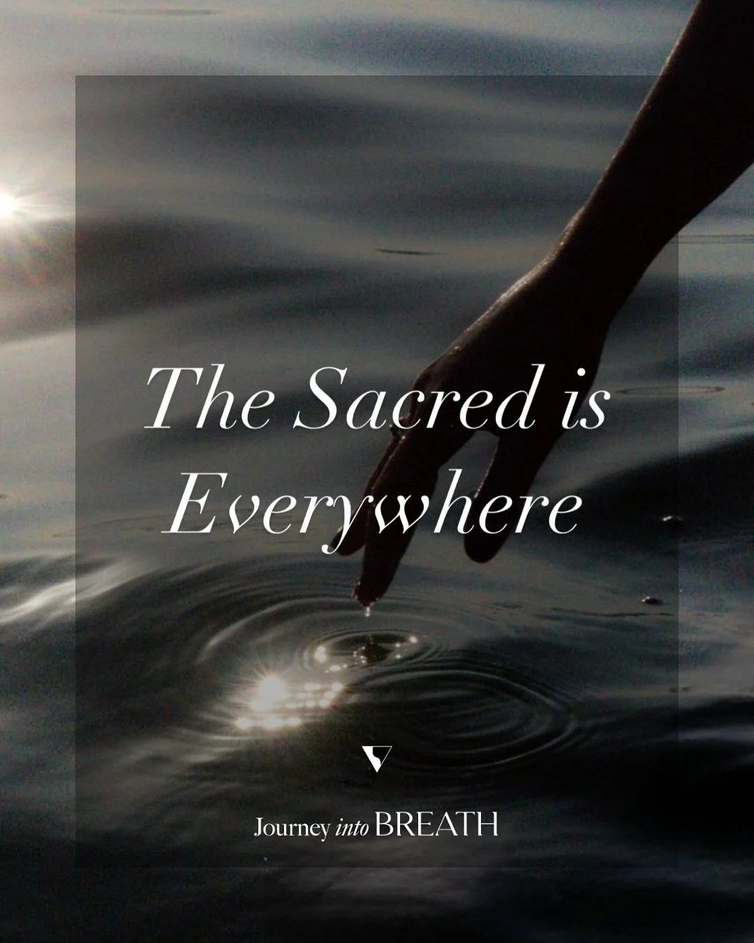 My biggest and deepest remembering this week&hellip;

The sacred is not separate.
It&rsquo;s not only found in meditation, breathwork, or ceremony,
it&rsquo;s here in every small act of presence.
In the way I meet my morning,
the way I listen,
the wa