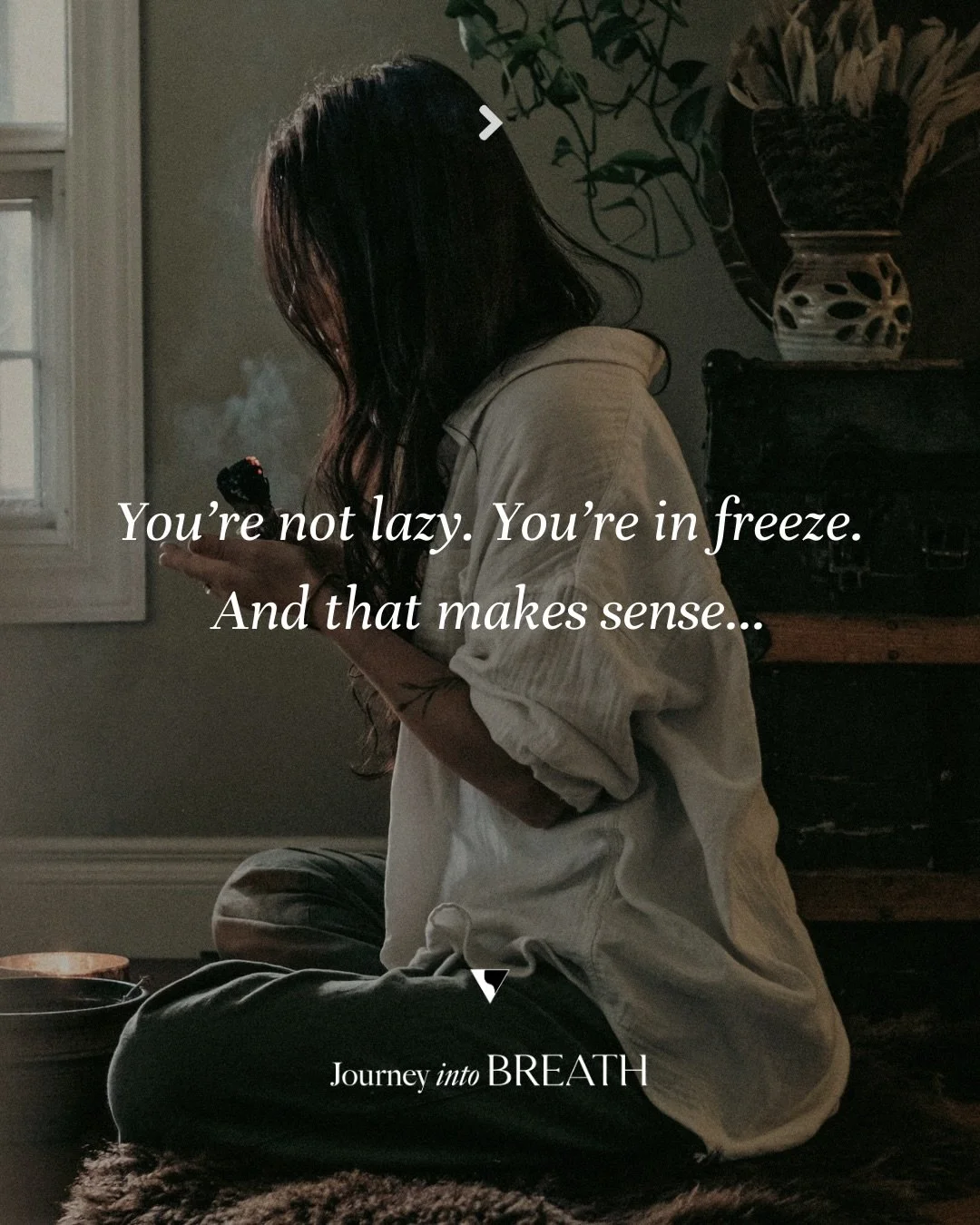 There are moments when we just&hellip; can&rsquo;t.
Can&rsquo;t get up. Can&rsquo;t show up. Can&rsquo;t feel ourselves in the world.
And it&rsquo;s so easy to label that as lazy, unmotivated, or wrong.
But what if that part of you isn&rsquo;t failin