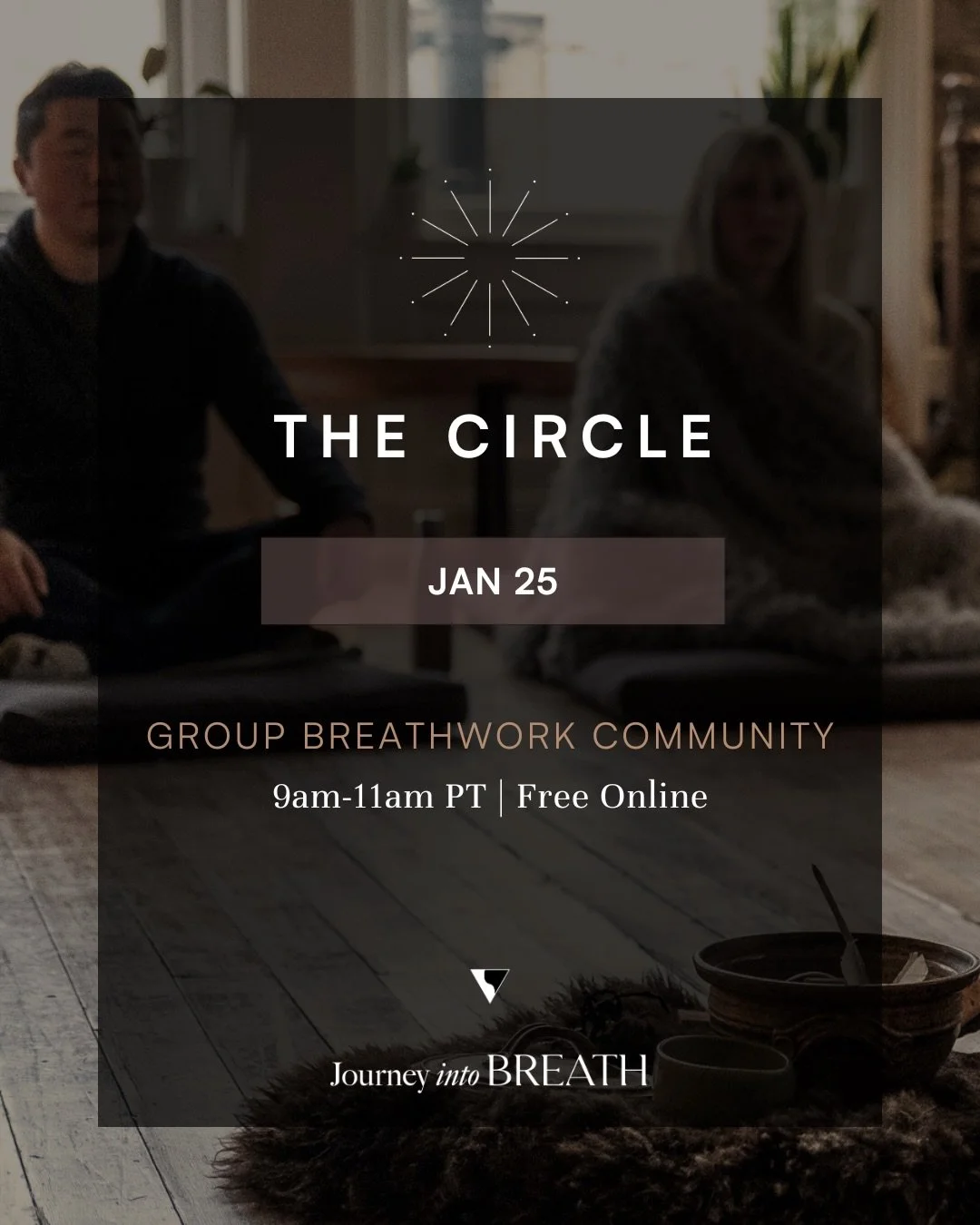 January Free Breathwork Circle ❄️🌬️

January always feels like a settling point.
The year has turned, but our body is still integrating what&rsquo;s been lived in 2025 and what&rsquo;s beginning to shift.

This Circle is simply a place to land.
To g