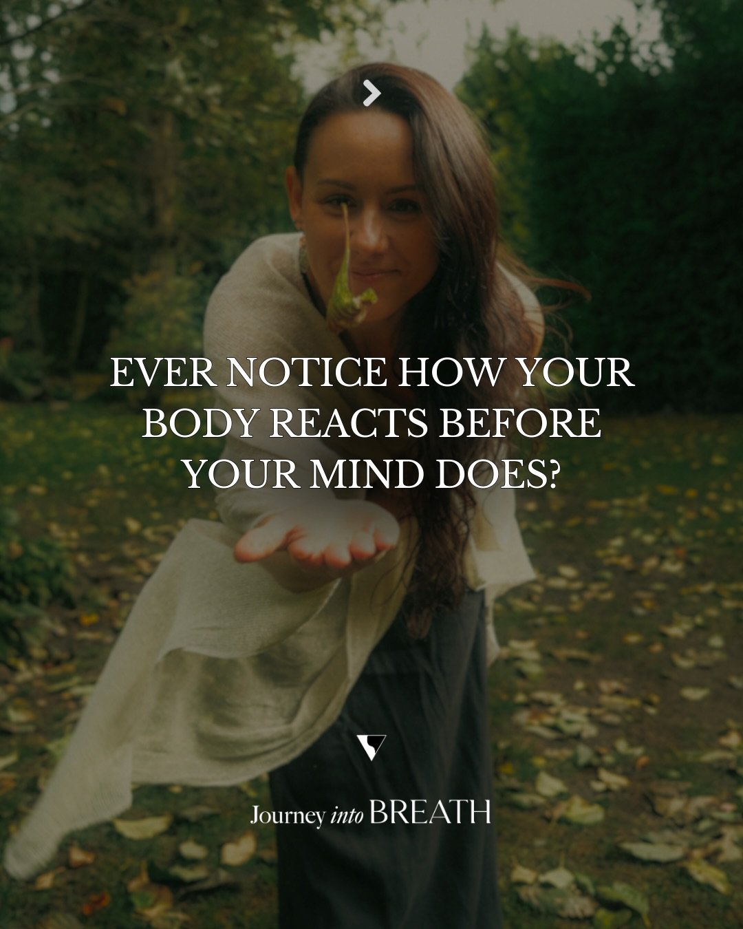Before the mind even notices, the body is already speaking.
A lump in the throat, a tight jaw, a heavy chest &mdash; each sensation carrying a message, a need, a truth.

Too often, we&rsquo;ve learned to treat these messages as warnings:
⚠️ &ldquo;Do