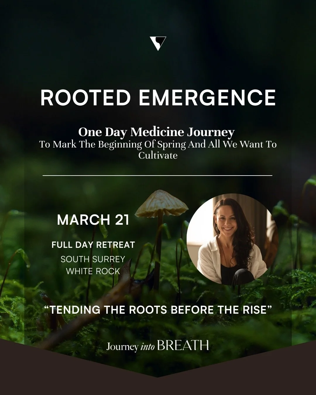 🌱 Rooted Emergence 🌱
A Spring Equinox Medicine Ceremony&hellip; 

This ceremony is an invitation to roots before you rise!!&hellip;

🗓 Saturday, March 21, 2026
⏰ 8:00 AM &ndash; Full Day Medicine Journey
📍 South Surrey / White Rock
16875 23 Avenu