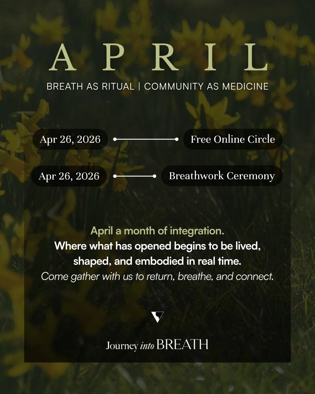 Happy April! ✨🌿

This month already feels like a time of completely new energy. 
A time to cross a bridge into a new way of being.
What Bridge?? The bridge between hustle into allowing and receiving 💫

I&rsquo;m seeing so many people right now read