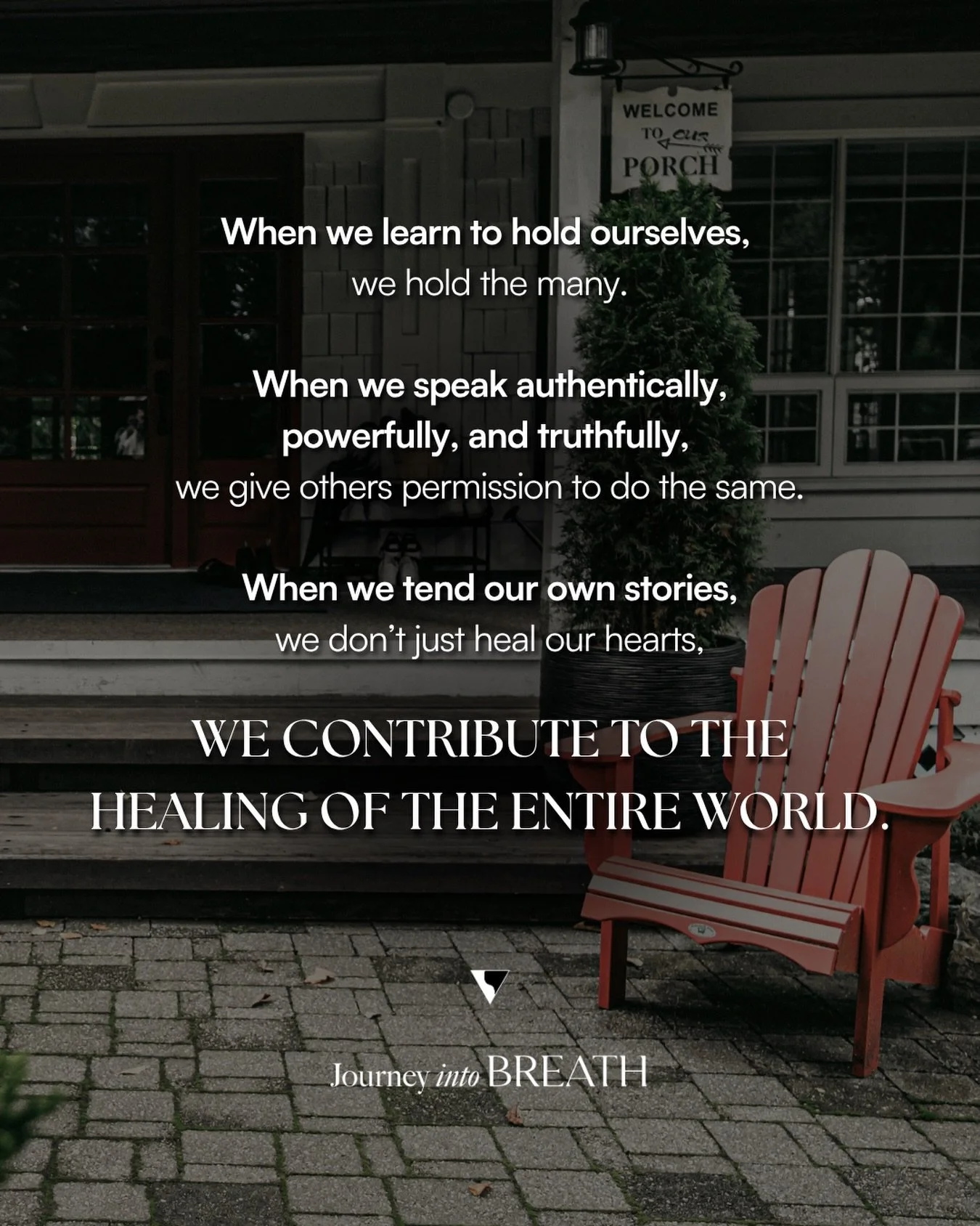 Your gift to this life is not to carry everything, but to rise, evolve, and embody your truth. In that movement, others are naturally uplifted alongside you.

#JourneyIntoBreath #Breathwork #CollectiveHealing #AuthenticExpression #EmbodiedTruth