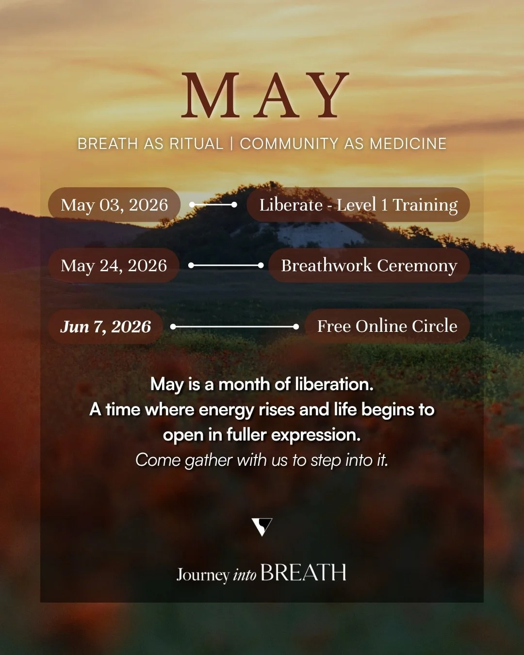 May is here and with that things are moving forward more directly now. 

Some things I am noticing in my own life:
🌿 My desires are getting clearer
🪷 My boundaries are getting stronger
✨ What is and isn&rsquo;t authentic in me is getting so loud

T