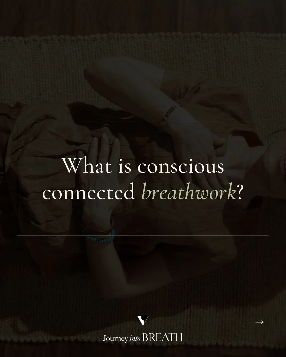 There are so many beautiful styles of breathwork out there, each with its own purpose. Conscious Connected Breathwork is simply the one I&rsquo;ve chosen to devote my practice to. 

Why?

Because it isn&rsquo;t about forcing your way somewhere.

Ther