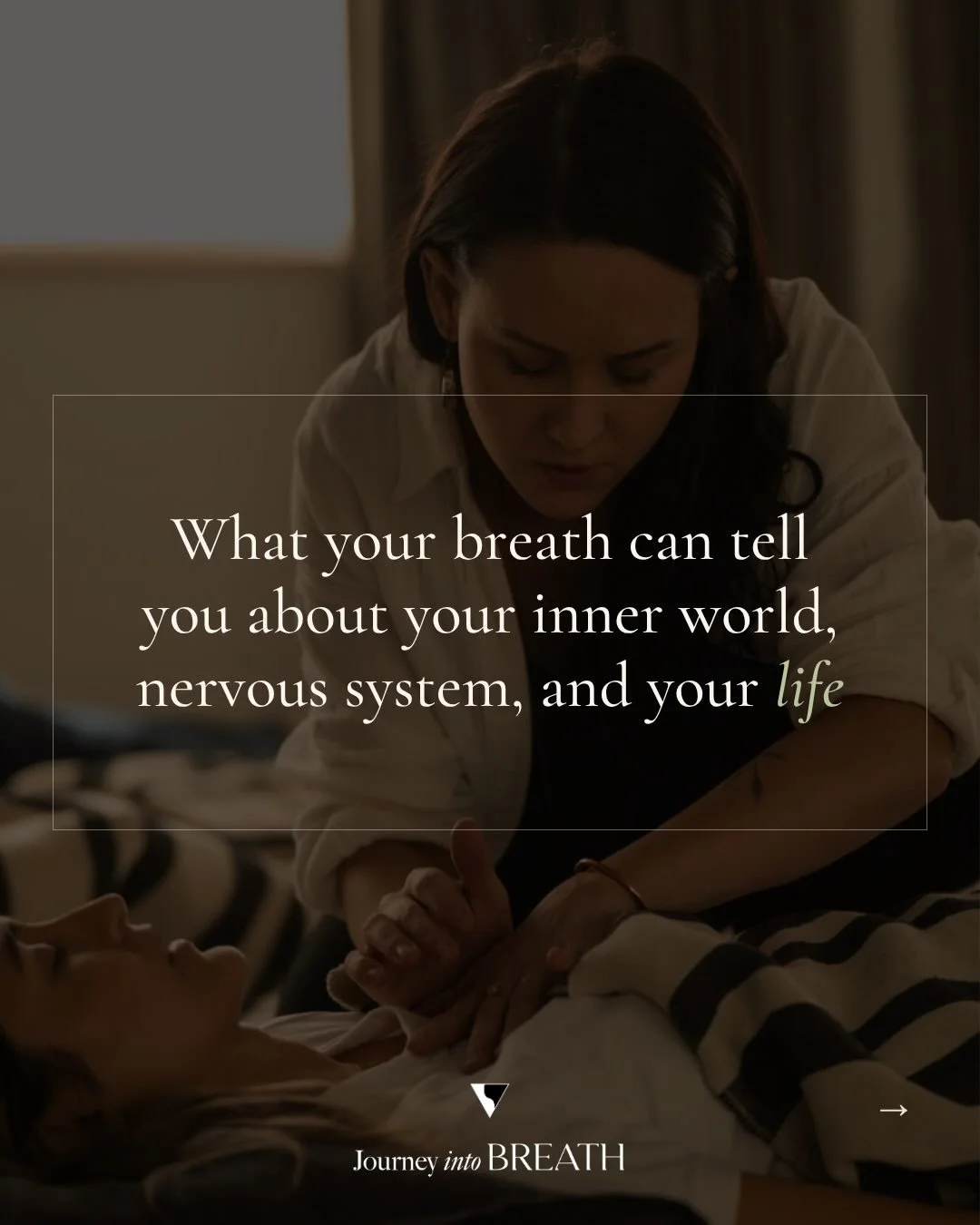 Your breath is always telling a story and responds to the life you&rsquo;re living.

The pace you&rsquo;re moving at.
What you&rsquo;re carrying.
What feels safe.
What you&rsquo;re holding back.
What your body hasn&rsquo;t had space to release.

The 