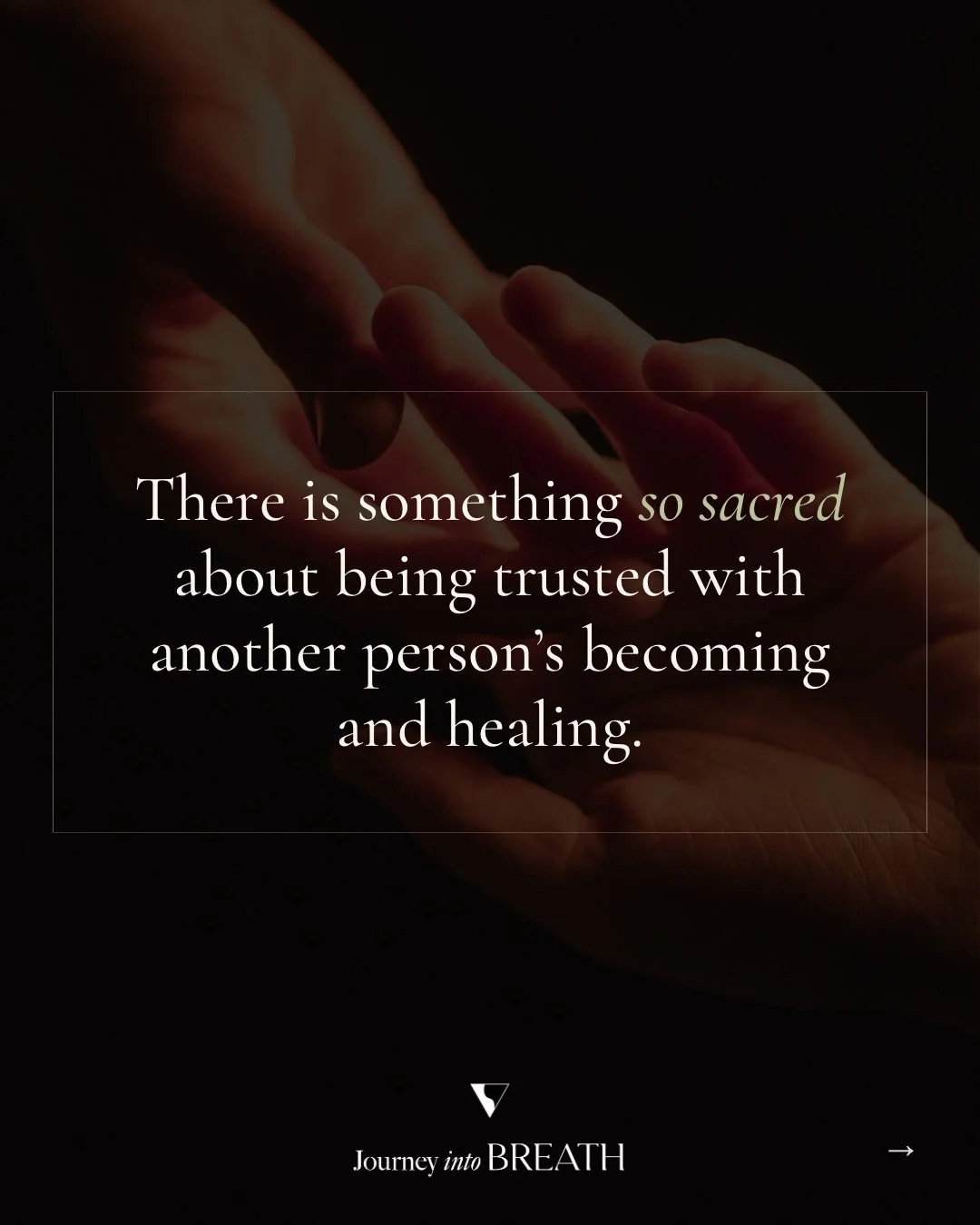 A little love letter to this work. 

I feel incredibly humbled by the people who continue to trust this space with their hearts, their stories, and their healing.

The more I walk alongside people through breathwork, the more I realize how much this 