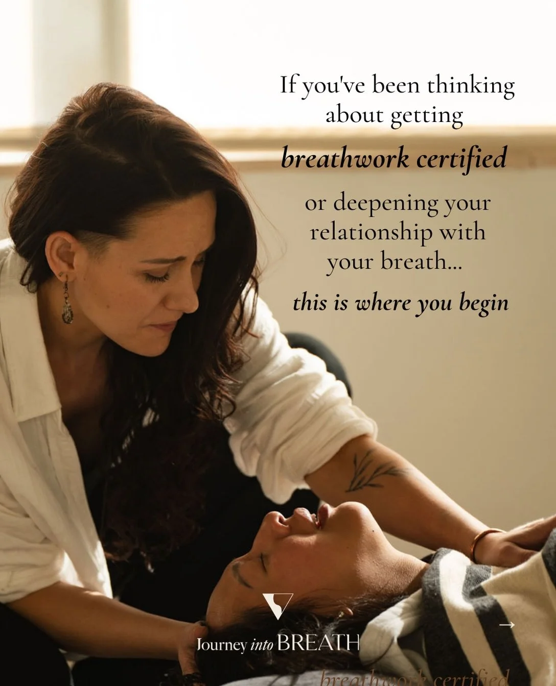 Welcome to our intimate group training, Liberate. 

This is four weeks live online. You&rsquo;ll spend the month learning to meet yourself in breath, and connect to all the tender and powerful places it wants to take you. 

It isn&rsquo;t a facilitat