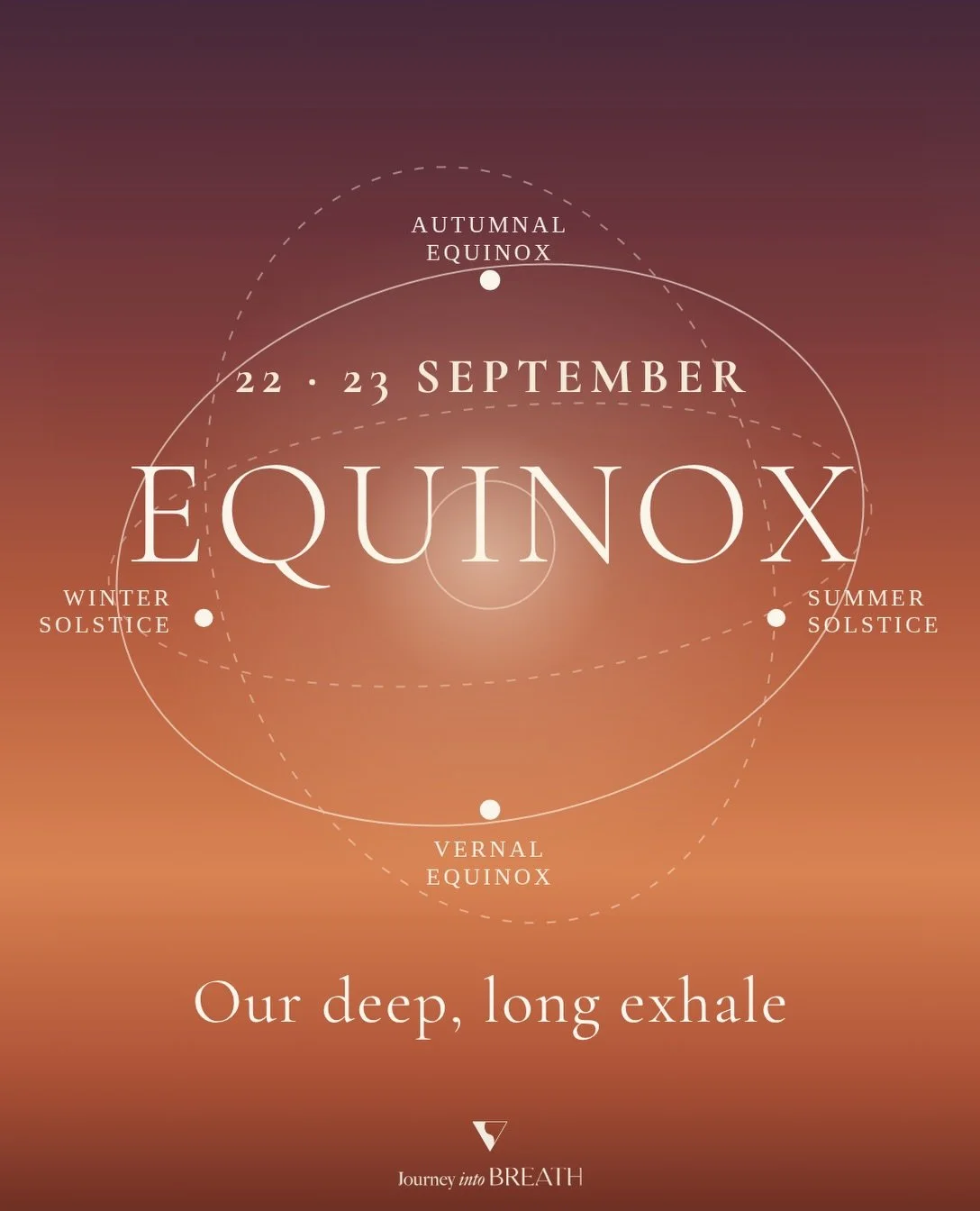 Happy Fall Equinox🍂✨ 
The day the planet takes a long exhale&hellip;
and an invitation for us to do the same:) 

#fallequinox #equinox