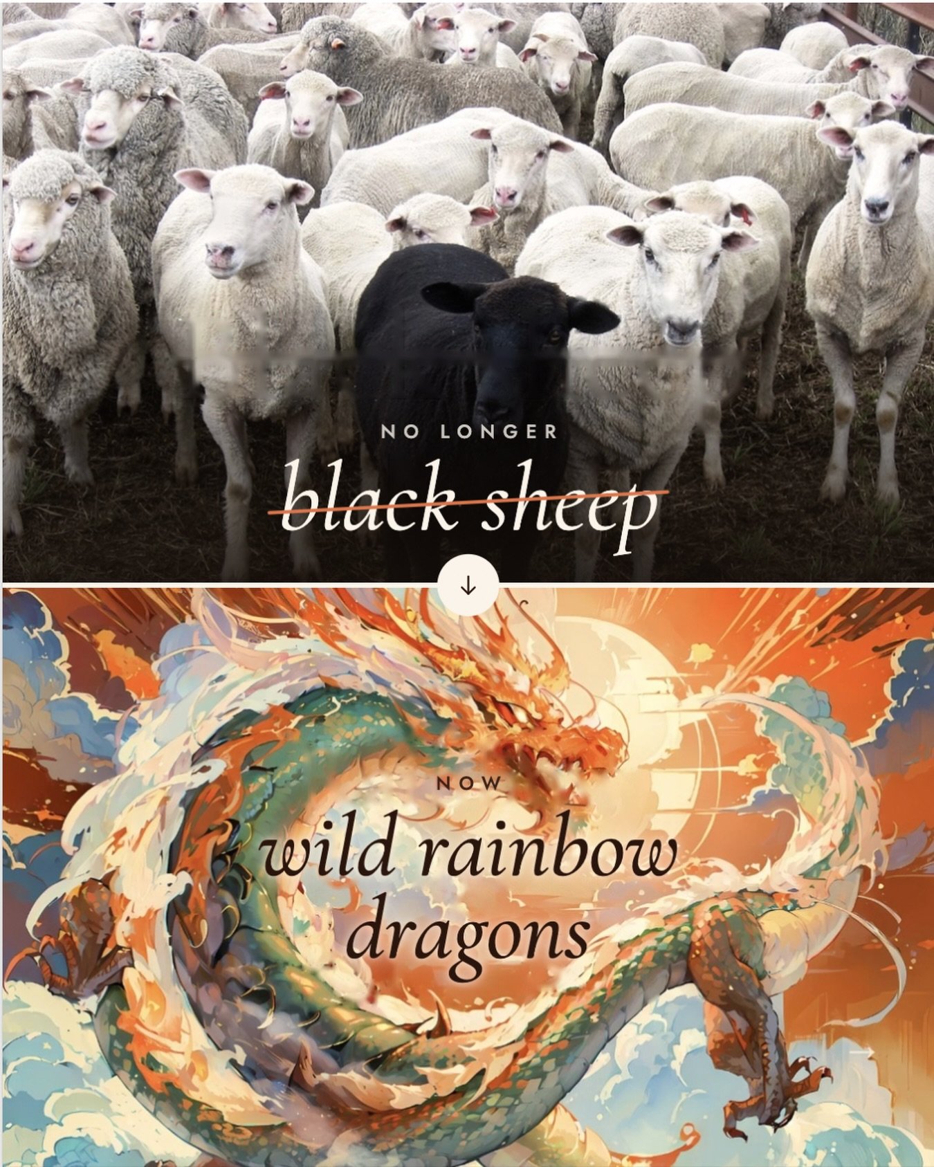 I never loved the term &ldquo;black sheep.&rdquo;

It always felt like &ldquo;not fitting in&rdquo; was something to be ashamed of. 

What a silly way to view that&hellip; we need a revamp&hellip;
Soooo I&rsquo;ve decided on something new&hellip;. Ra