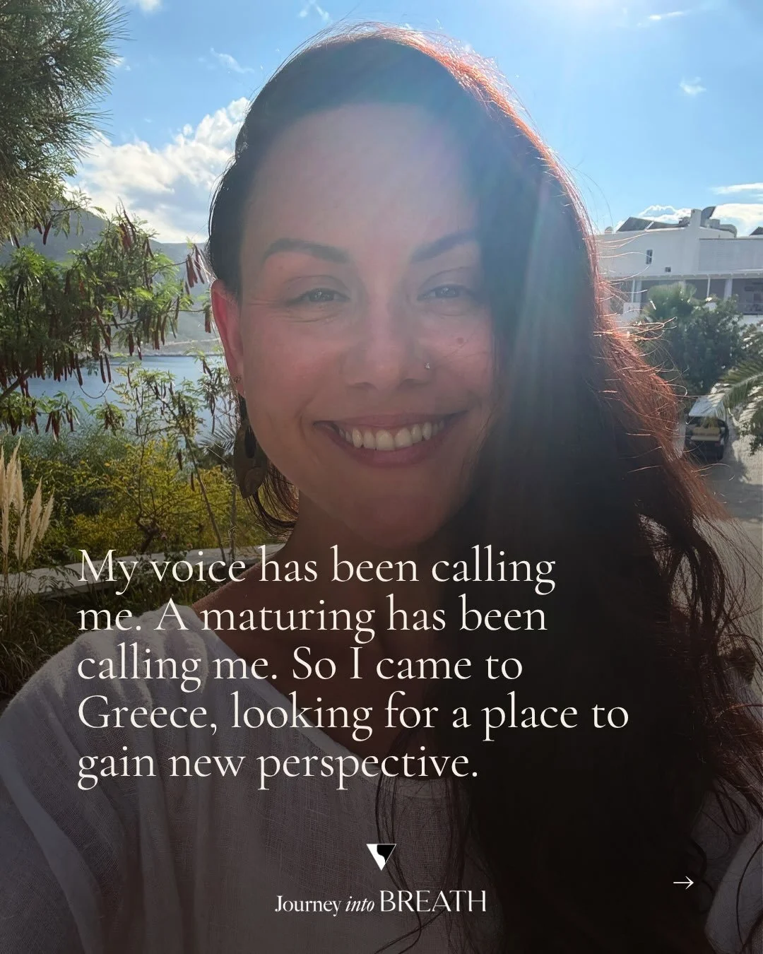 I&rsquo;ve been sitting with how to put these ten days into words, and I&rsquo;m not sure I can, but here&rsquo;s my heart.

I came to Amorgos for Vocal Odyssey with @nessigomesmusic because my voice has been calling me. A maturing has been calling m