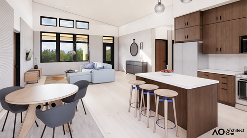 Interior Renderings of Trident 3D Printed Homes — Trident 3D Homes