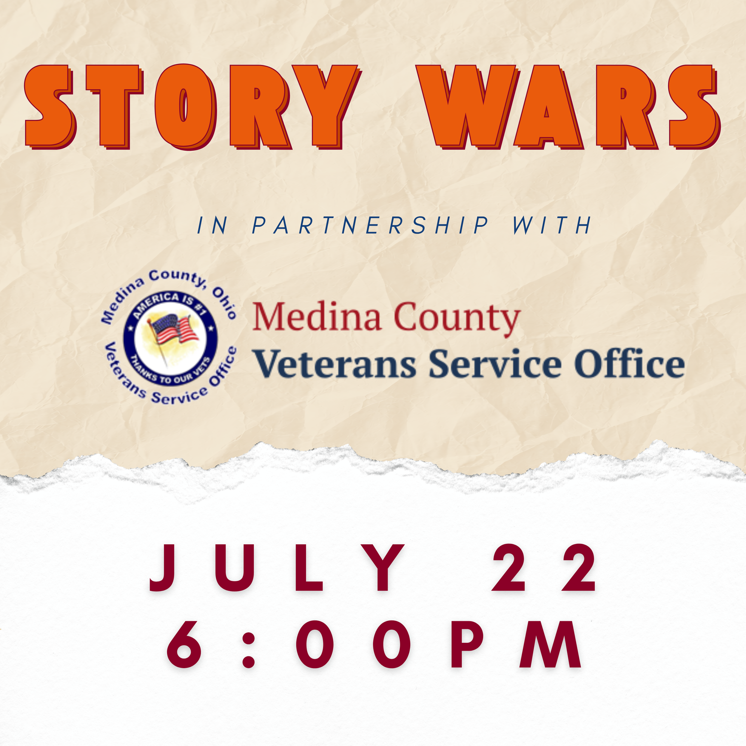 Story Wars x Medina County Veterans Office 
