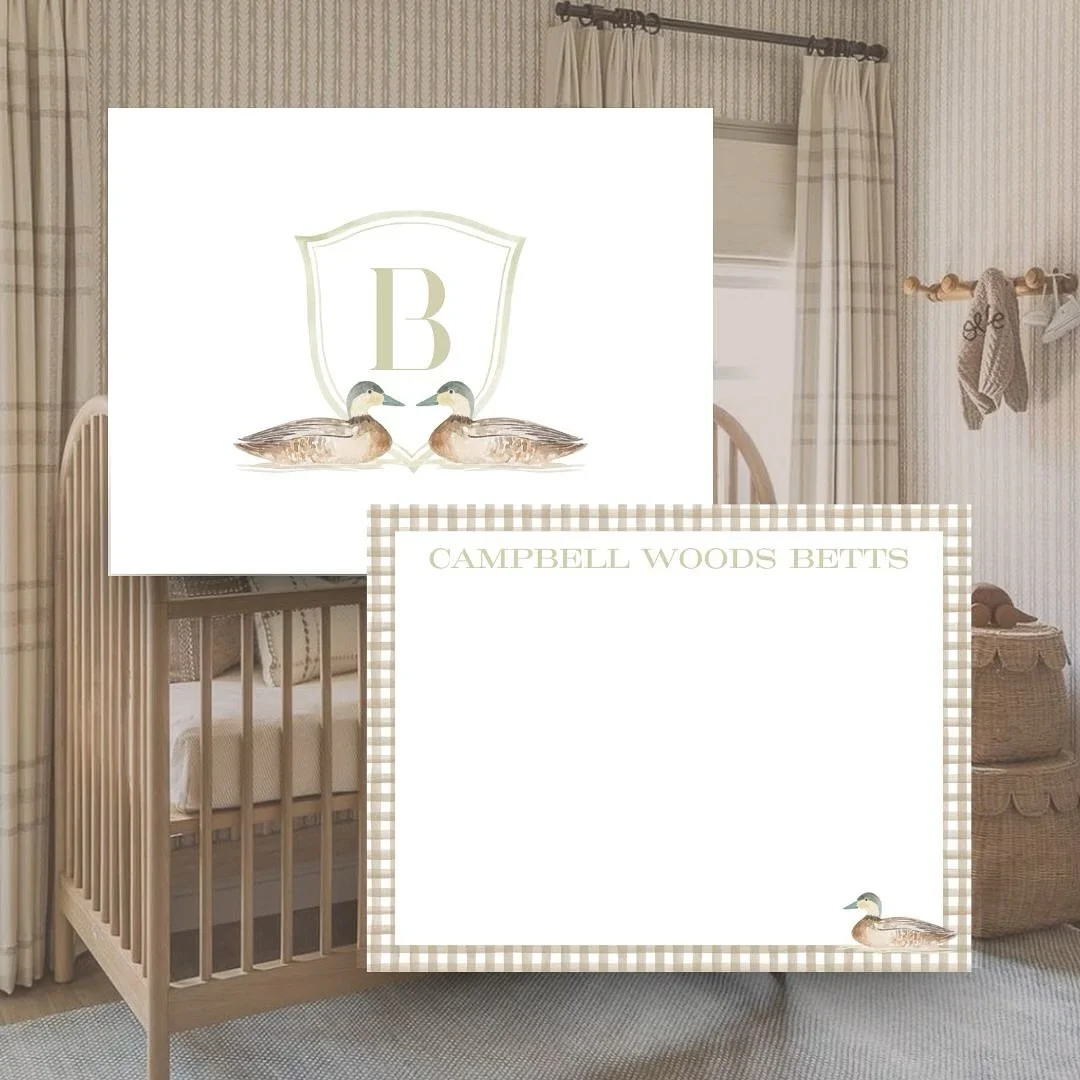 I&rsquo;m still amazed at how adorable these stationary cards turned out!🦆✨Contact me to make your vision a reality!💌
.
.
#stationaryideas #littleboystationary #stationary #newnanstationary #newnancustomdeaigns #newnanbusiness #newnanmarketing #new