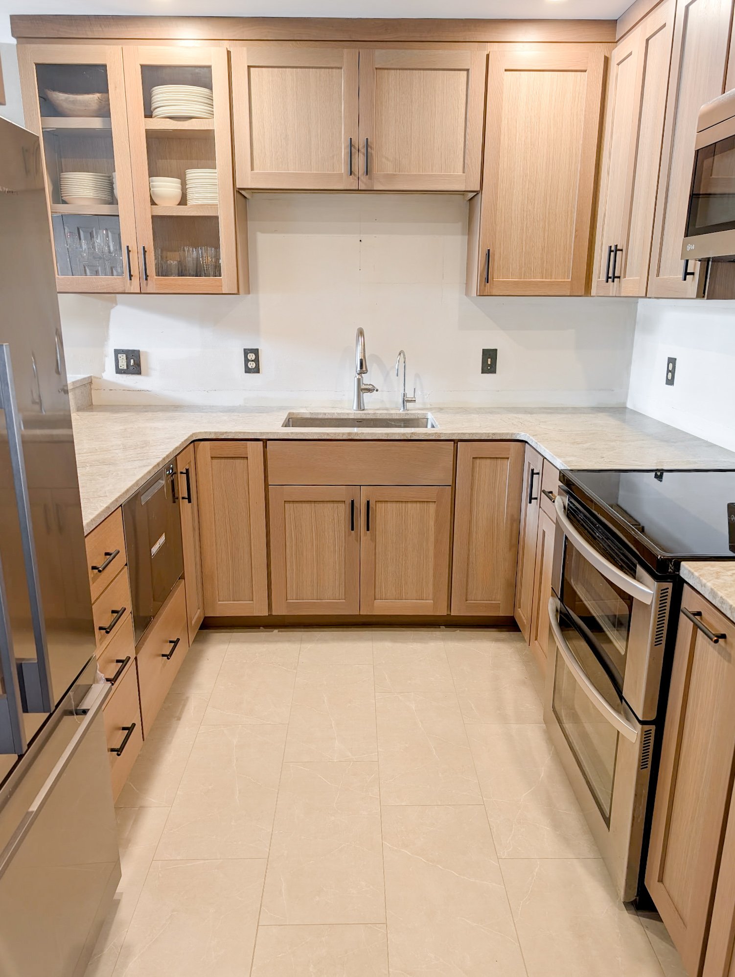 Rift White Oak Kitchen Cabinets Ellicottville, NY