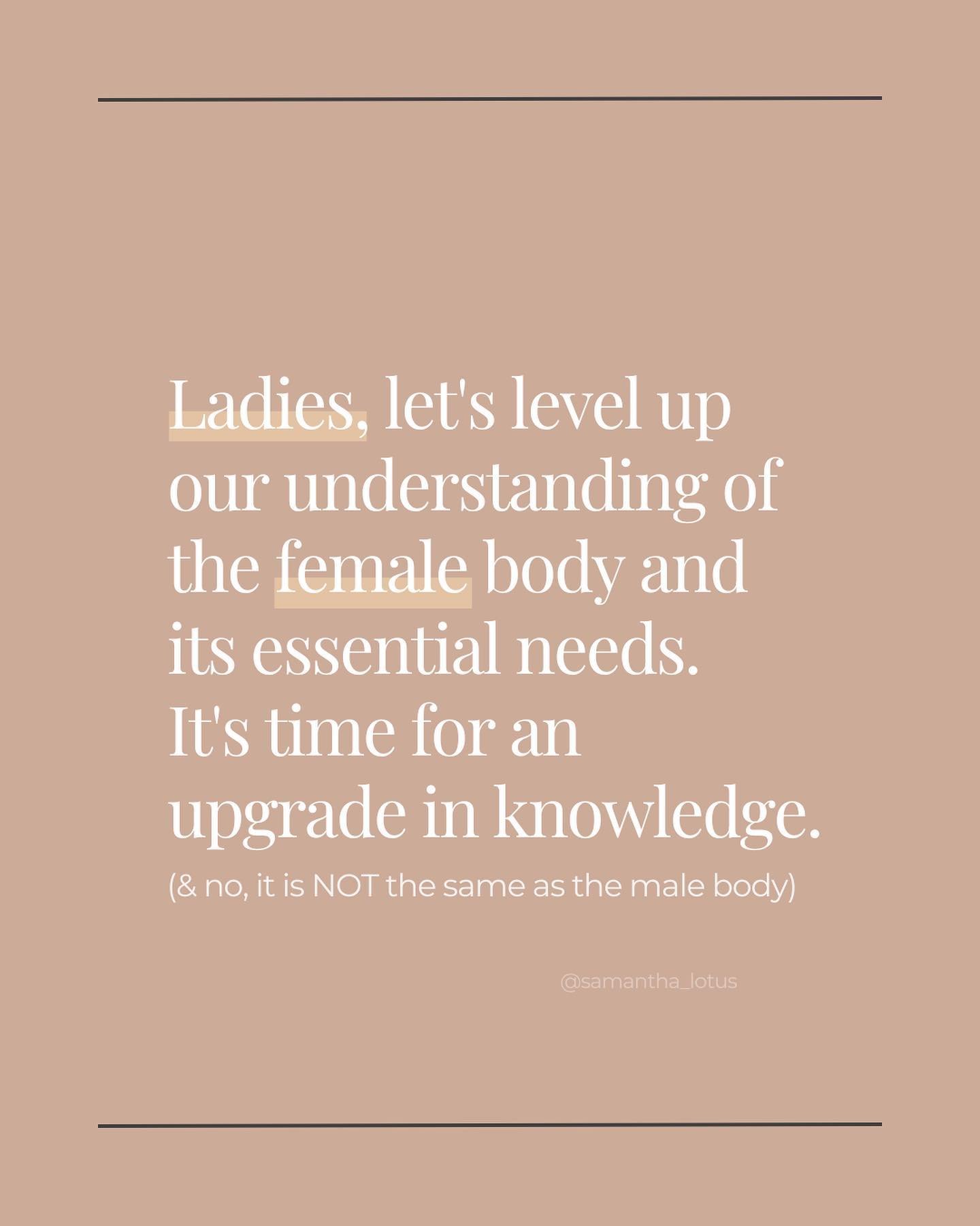 Why aren't we taught any of this? 

Isn't it crazy that I was almost 30 when I started to learn about my female body? 

I don't remember being taught almost anything in school and my doctor sure never taught me! 

Nor did I learn it while studying ps