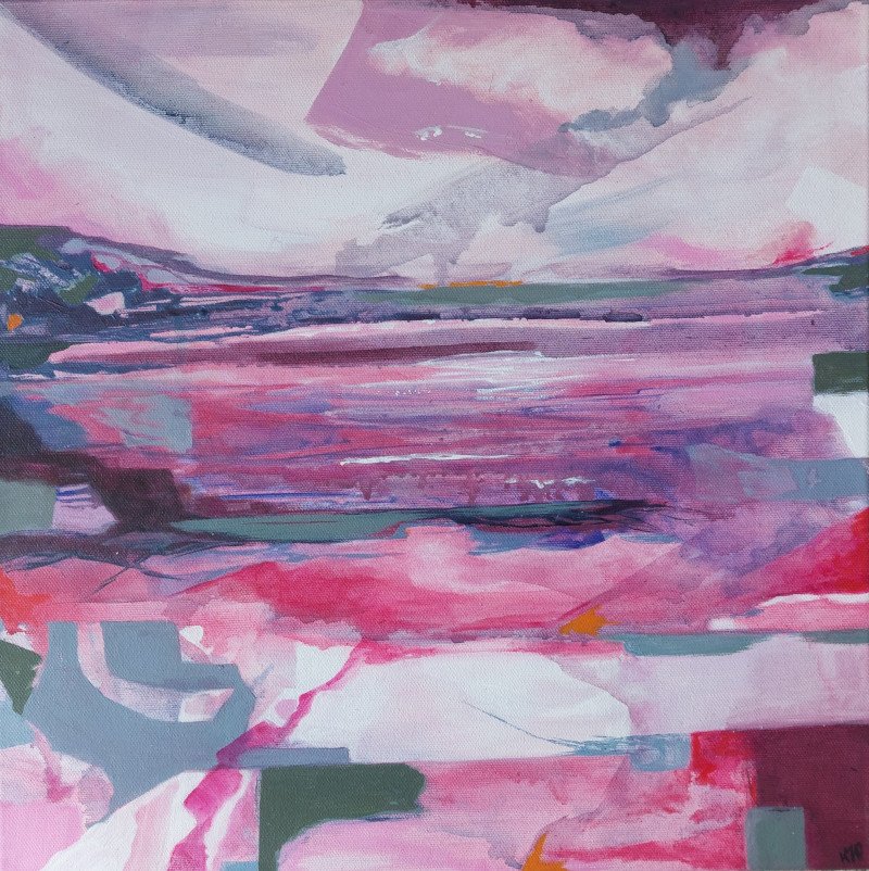 Season's calm, Acrylic on canvas, 40.64 x 40.64 cm, £425