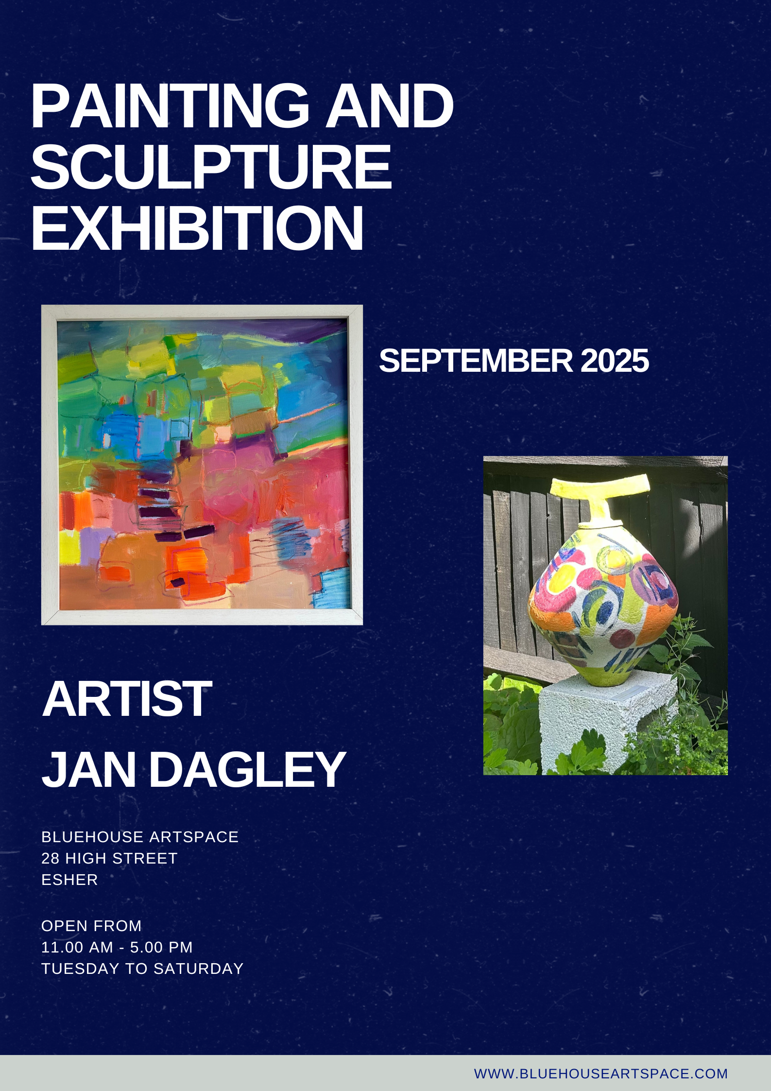 Painting and Sculpture Exhibition by Jan Dagley September 2025 