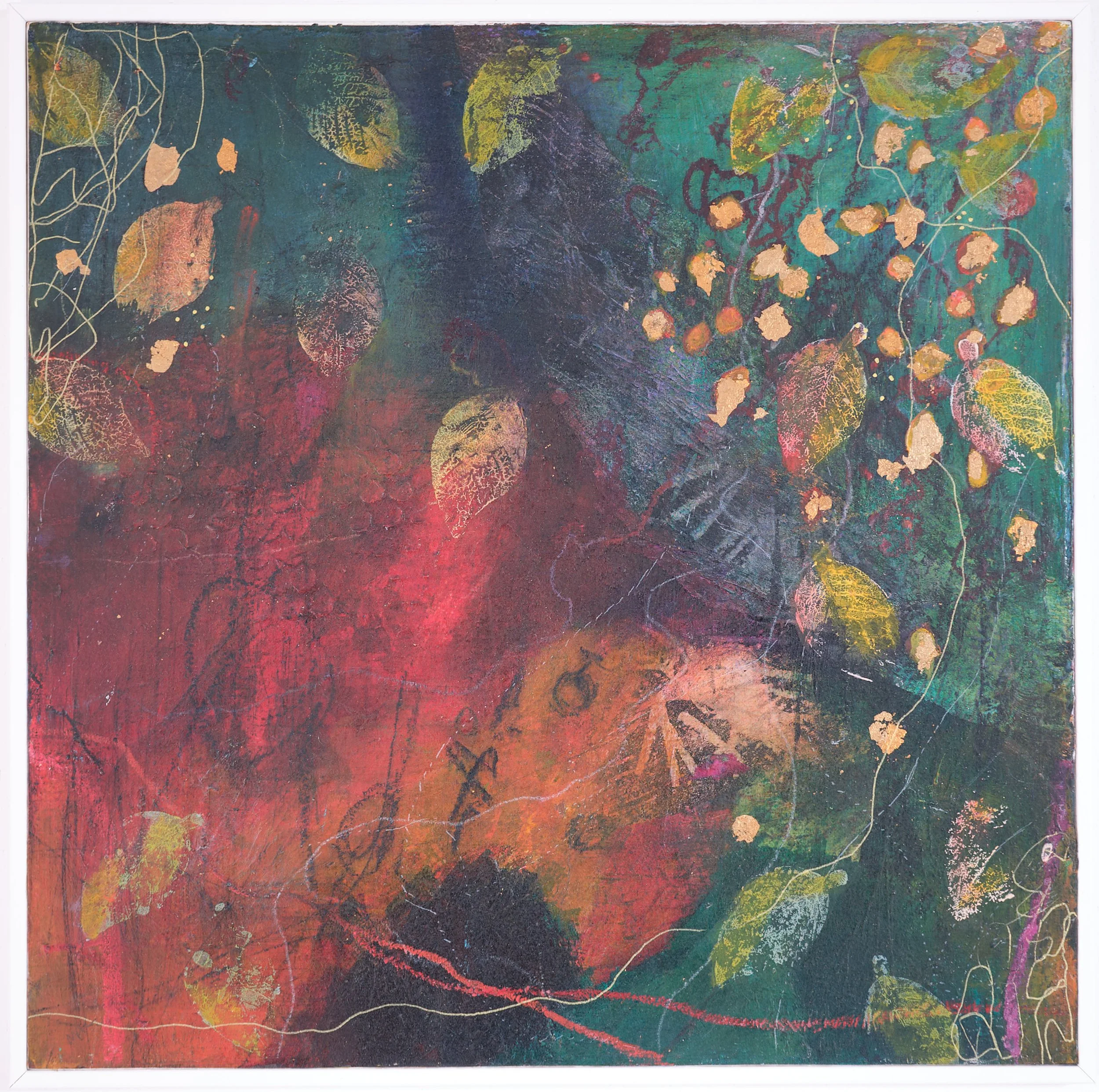 
The Abundance of Autumn
Acrylic and mixed media on board and finished
with archival varnish. I
41cm x 41cm including frame. 

£350
