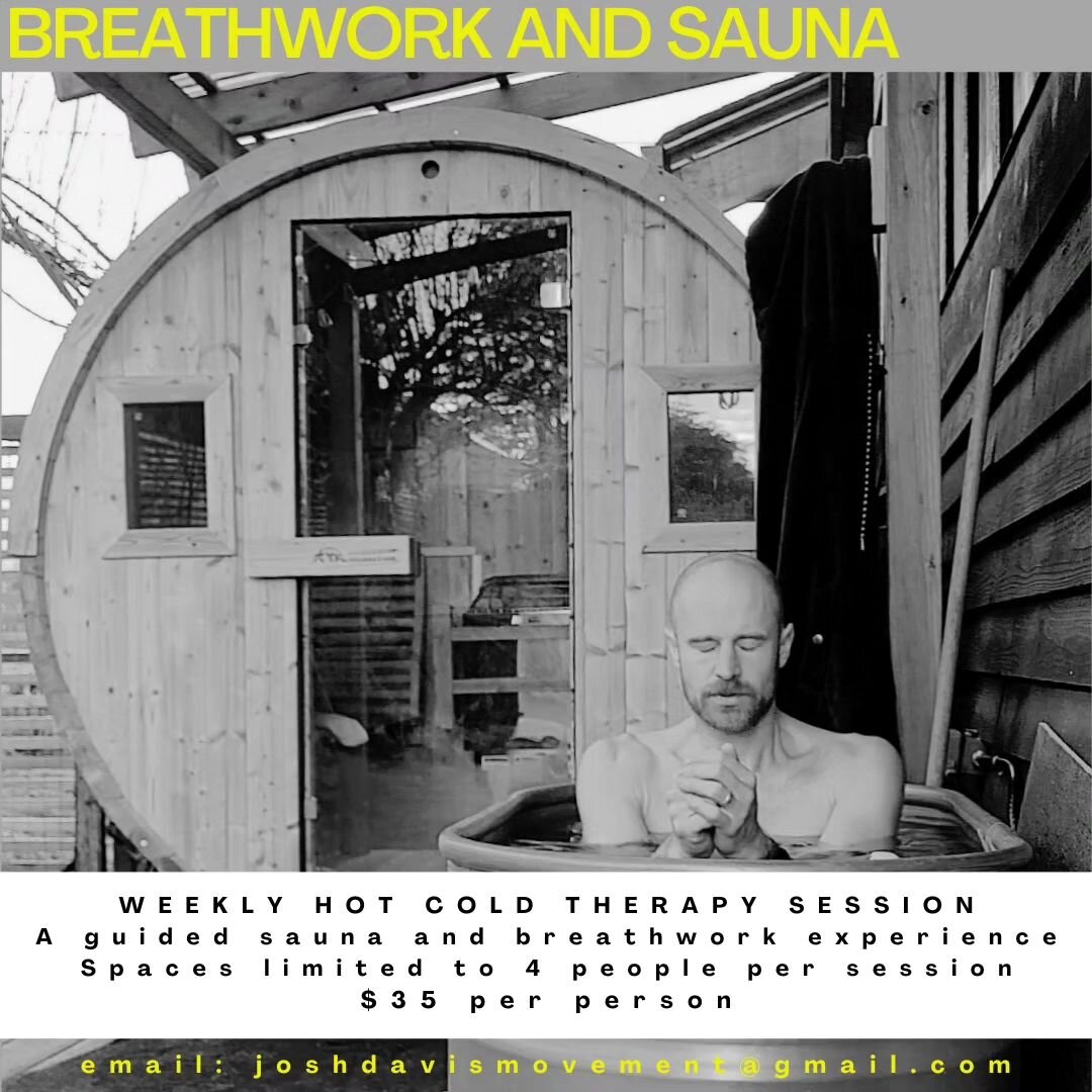 Opening up the sauna to the community!

This will be a guided sauna experience for anyone looking to learn more about cold immersion and the breathing to help stay calm and relaxed. This will be a great starting point for anyone interested in more re