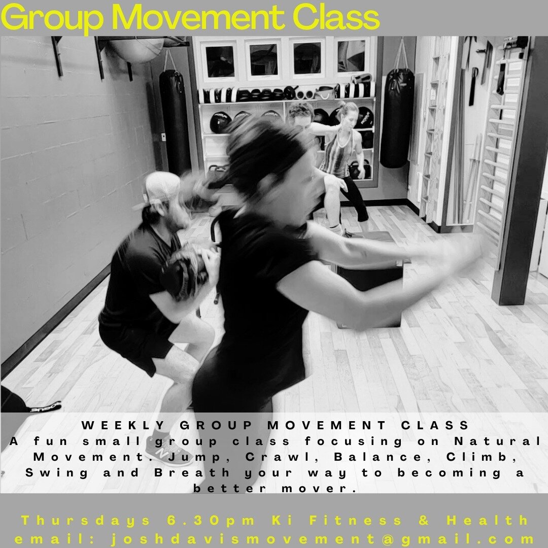 We have a couple spaces available for the Group Movement Class Thursdays 6.30-7.30pm at @kifitnessandhealth in Tin Town. 

You will be learning @movnat techniques over the next 4 weeks. These are all real life functional movements to help you become 