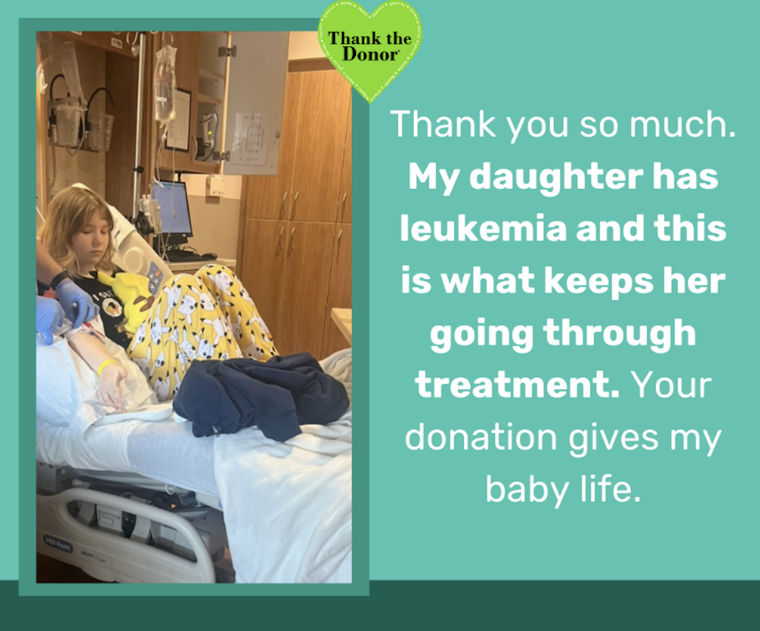 Thank the Donor is a useful tool to hear patient stories! 