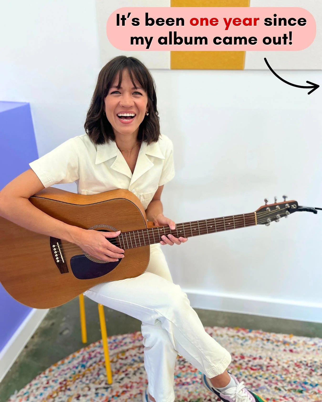 It&rsquo;s been a year since &ldquo;Just the Way You Are&rdquo; was released! I&rsquo;ve heard from so many adults and kids who have connected with these songs this past year. Thank you for listening. I&rsquo;m grateful that these messages of self-lo