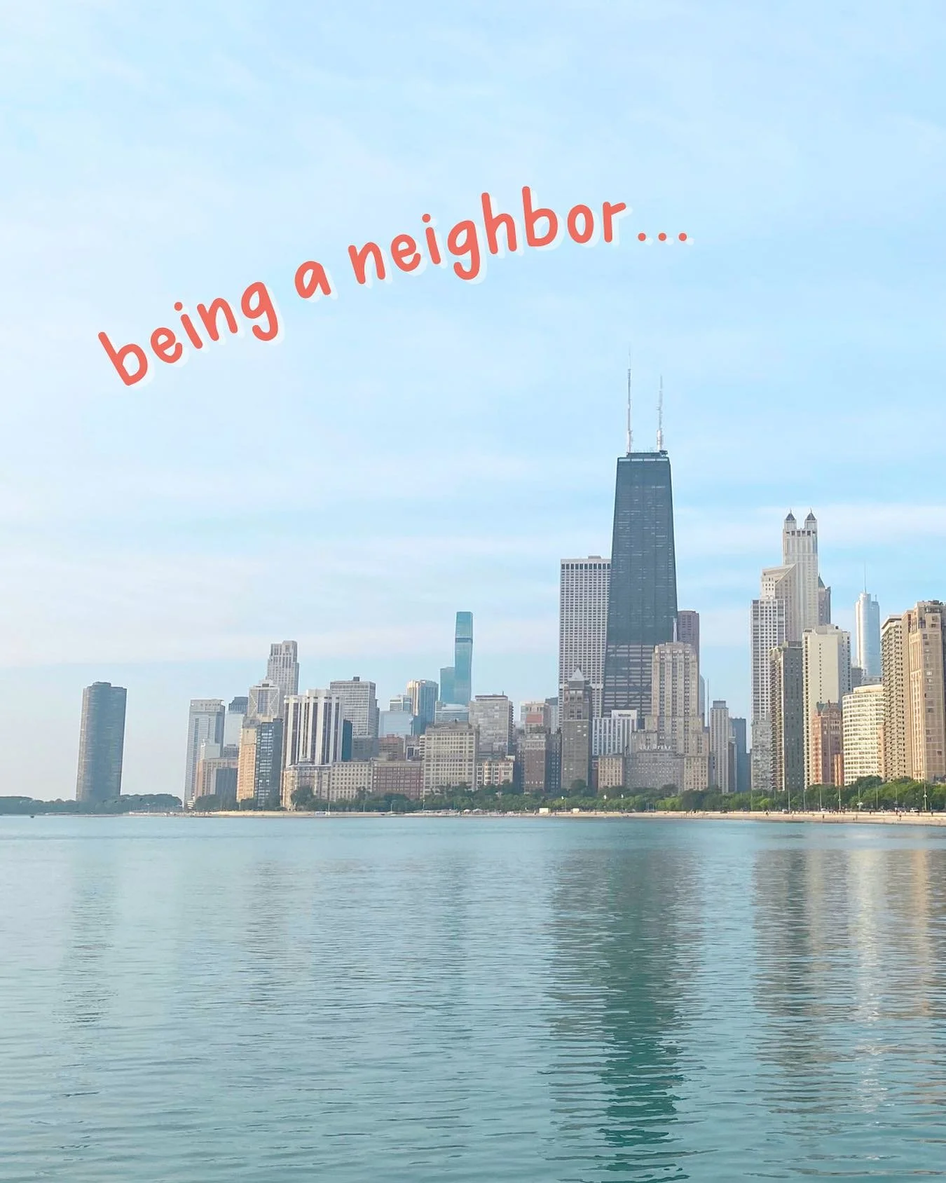 When things feel overwhelming, I wonder how we can connect with others to practice community care. How do we show up for each other? Here in Chicago, as we experience an increase in raids and potential troop deployment, I look to my sides and see nei