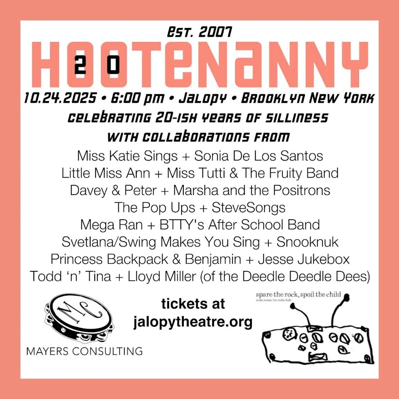 Honored to be part of this showcase of incredible folks in the family music community! Thank you to @mayersconsulting for the invitation. Excited to perform a duo set with @soniadls and celebrate the music of my peers. It&rsquo;s geared toward adults