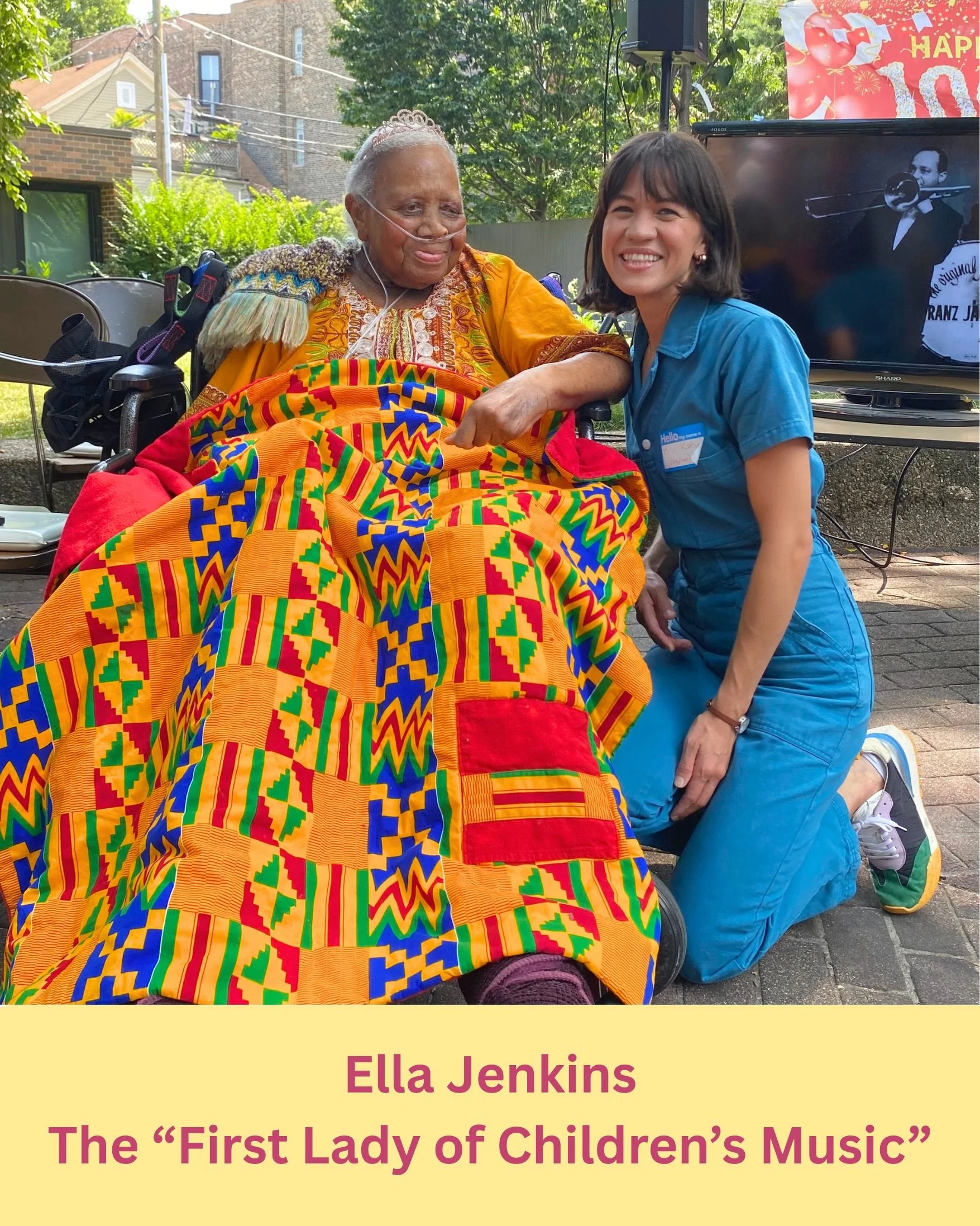 Last week was Ella Jenkins&rsquo; birthday - what an incredible person and legacy she&rsquo;s left behind. As the &ldquo;First Lady of Children&rsquo;s Music&rdquo;, she&rsquo;s been such an inspiration to me and so many in the industry. I&rsquo;m ho