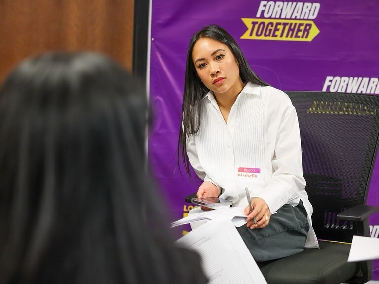 This spring ☀️ #FilAmDemsNY members (@amor.michelle, @mdolojn &amp; @christianbaclao) took part in @newamericanld's Ready to Lead training sessions, from New York City to Las Vegas.

We deeply appreciate their dedication to equipping New Americans an