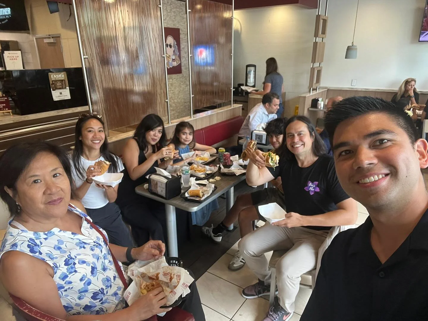 #FilAmDems are out in #Philadelphia getting cheesesteaks before seeing #HarrisWalz!