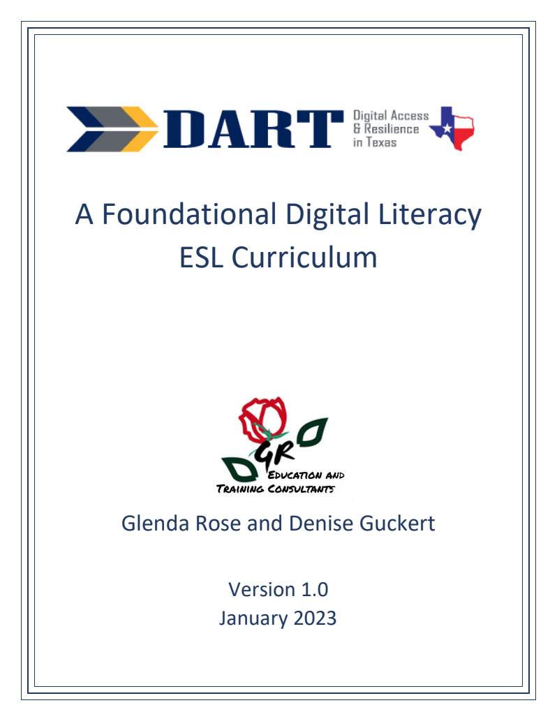 A Foundational Digital Literacy ESL Curriculum