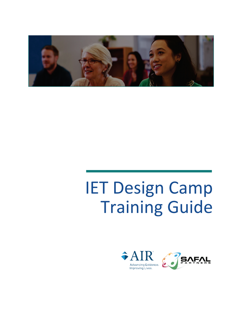 IET Design Camp Training Guide
