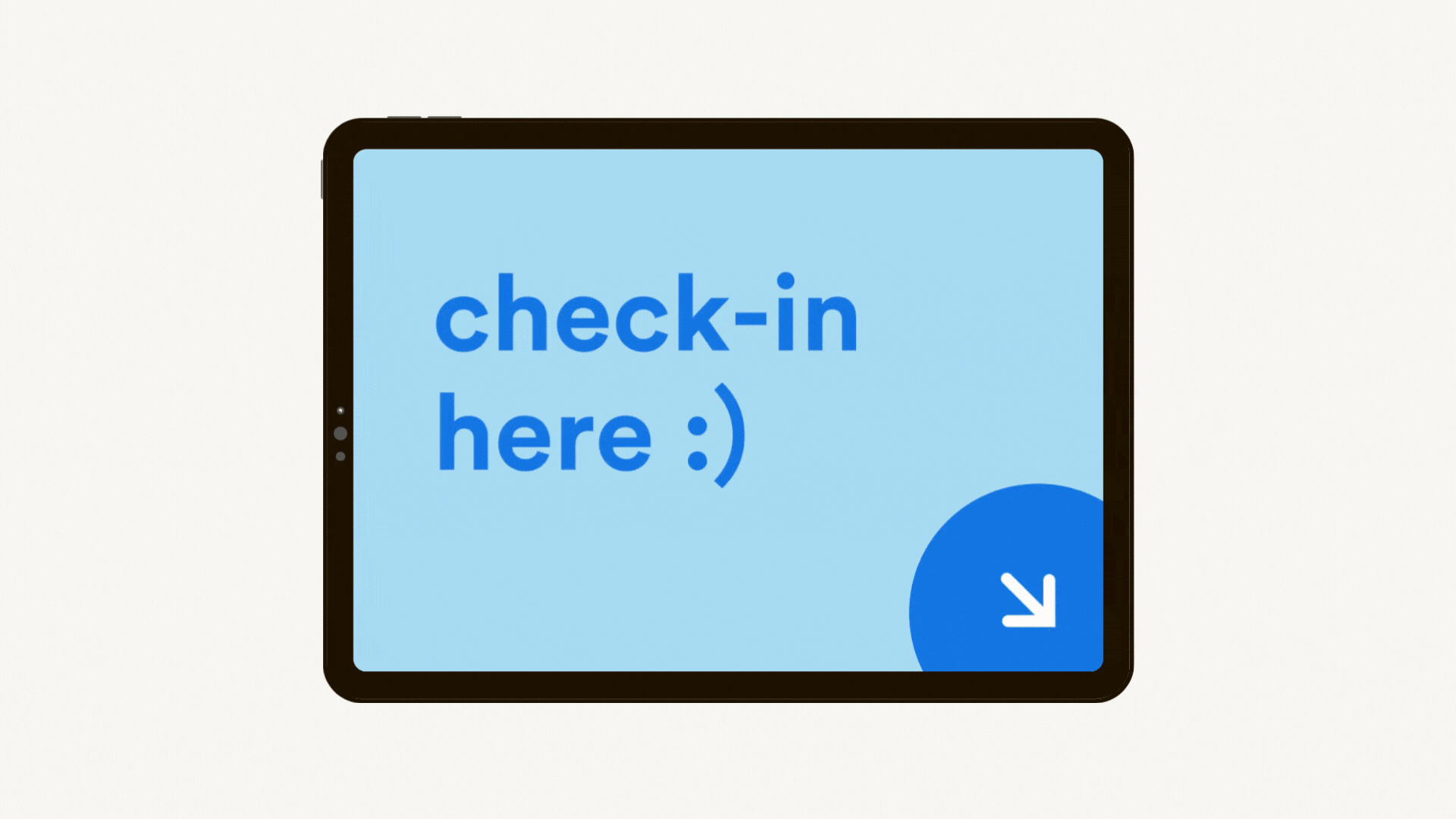 Color, animation, and sound to clearly alert users if their check-in was successful or denied. If they need more assistance, they are directed to the next step