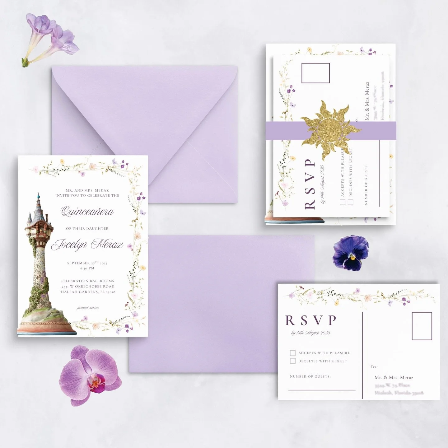 Back to the basics ✨💜

Invitations are one of our first loves at LWL, so we thought it would be fitting to share this fun quince invite we did last year for our first post of 2026. And yes, I know it&rsquo;s almost the end of January (how?!) Even bu