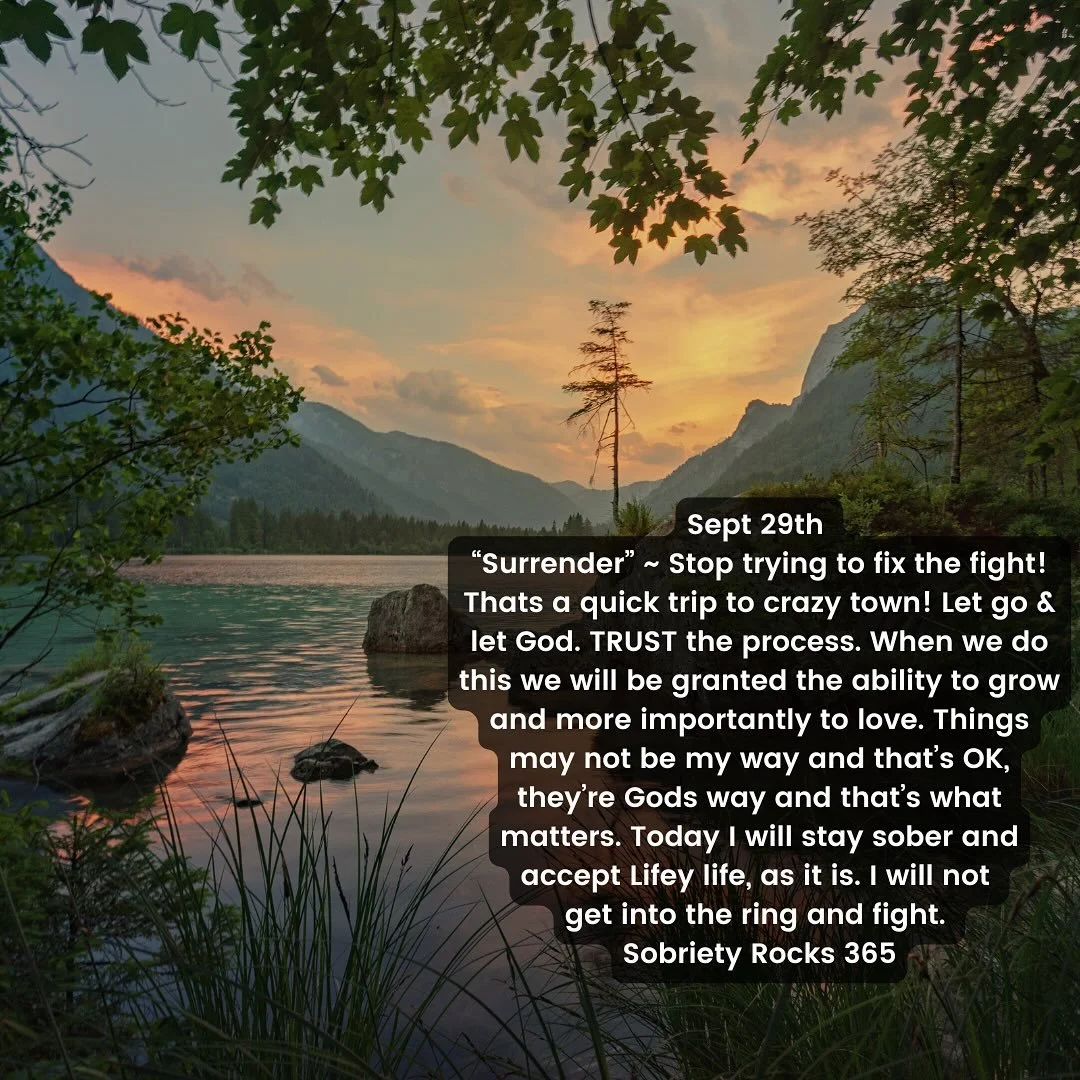 #sobrietyrocks365 #hope #surrender #acceptance #love #12steps #principles #awayoflife #unity #neveralone #sobriety_rocks
#honesty #freedom #acceptance #perceptionshift #yolo #neveraloneagain #unity #sobermoms 
#uponawakening 
#powerinthepause #sobera