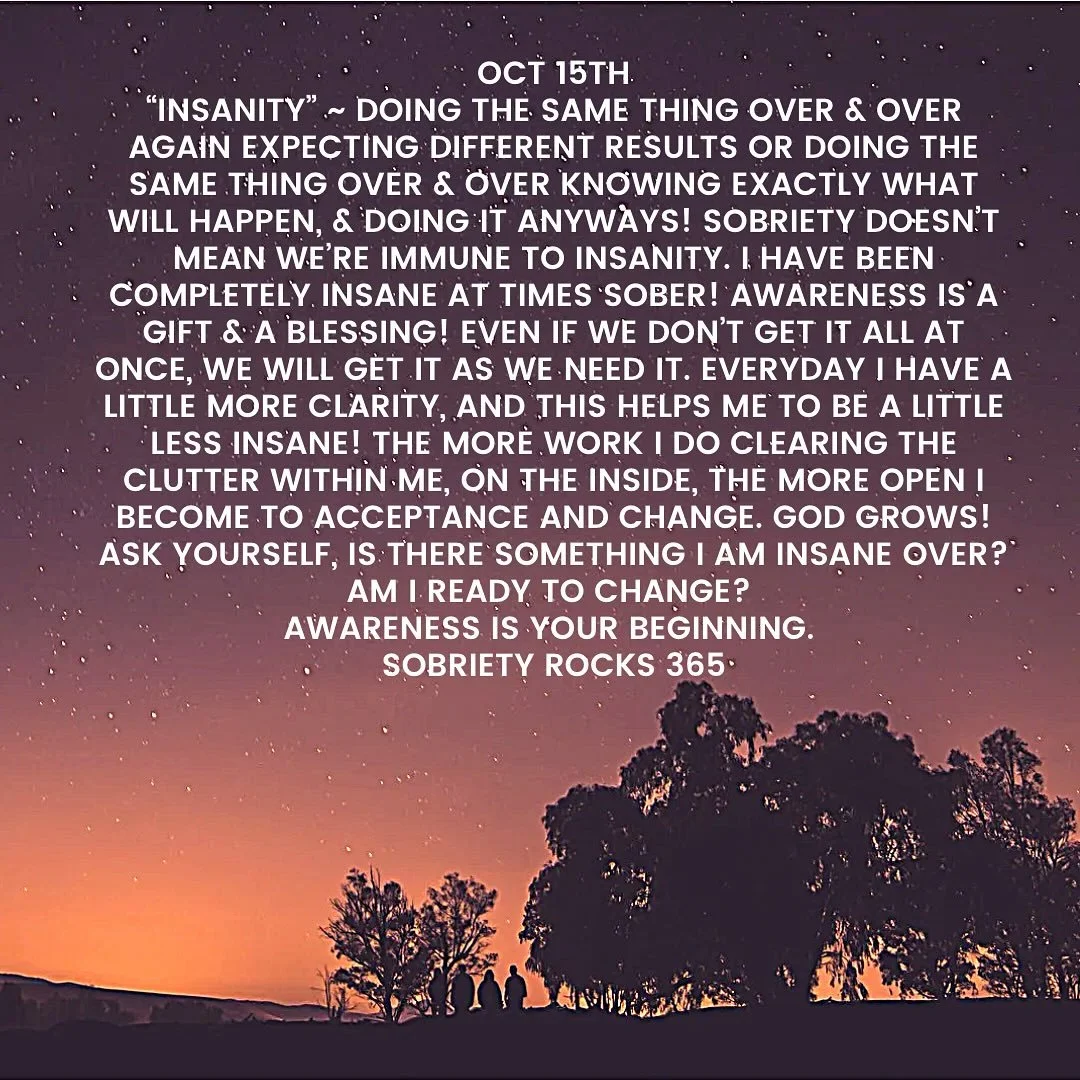 #sobrietyrocks365 #hope #surrender #acceptance #love #12steps #principles #awayoflife #unity #neveralone #sobriety_rocks
#honesty #freedom #acceptance #perceptionshift #yolo #neveraloneagain #unity #sobermoms 
#uponawakening 
#powerinthepause #sobera