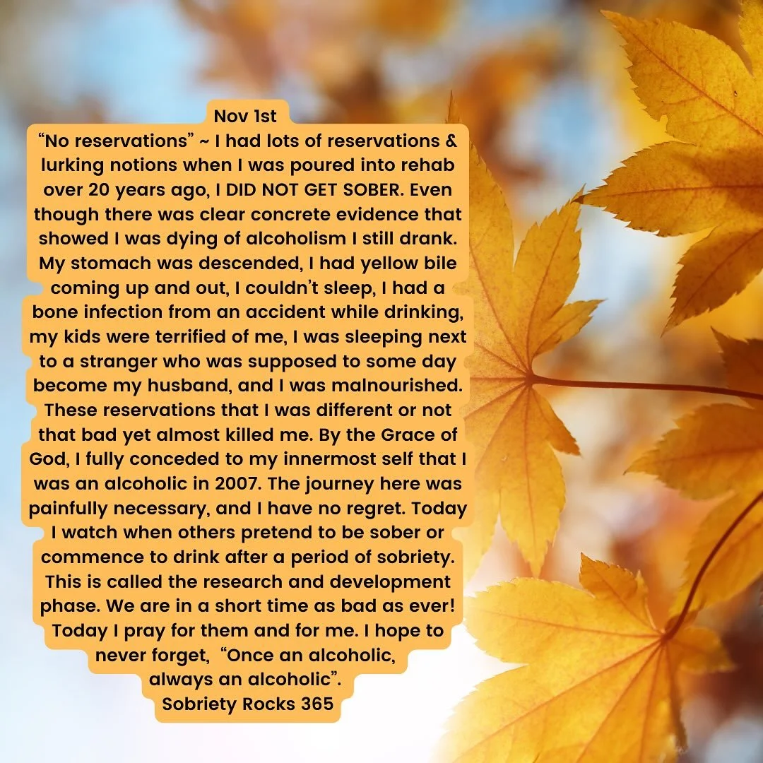 #sobrietyrocks365 #hope #surrender #acceptance #love #12steps #principles #awayoflife #unity #neveralone #sobriety_rocks
#honesty #freedom #acceptance #perceptionshift #yolo #neveraloneagain #unity #sobermoms 
#uponawakening 
#powerinthepause #sobera