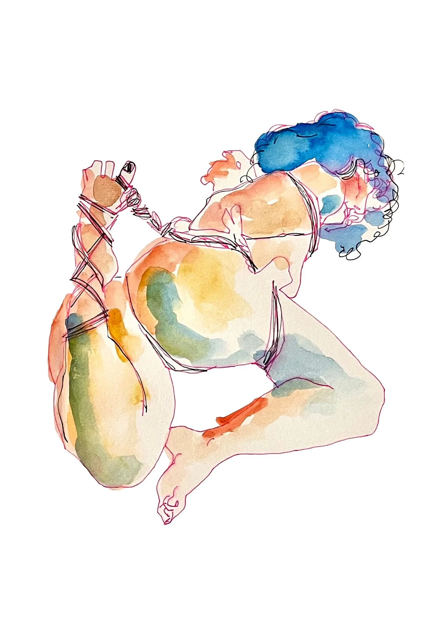 MODELE VIVANT·E: Miel x Peach Alba