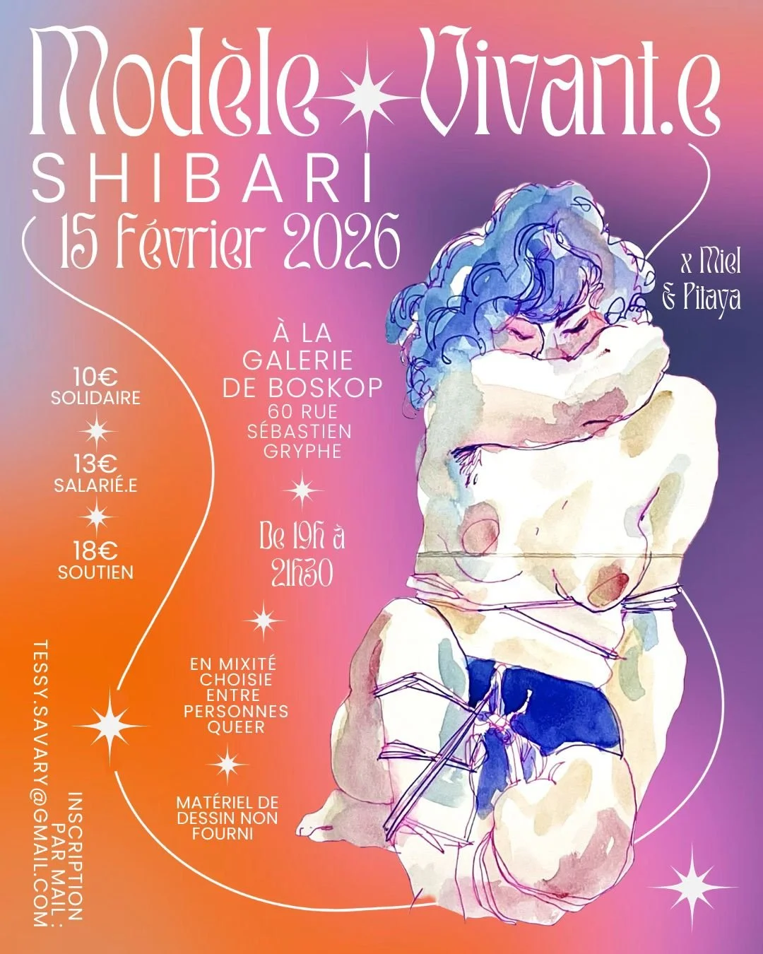 MODELE VIVANT.E AU BOSKOP