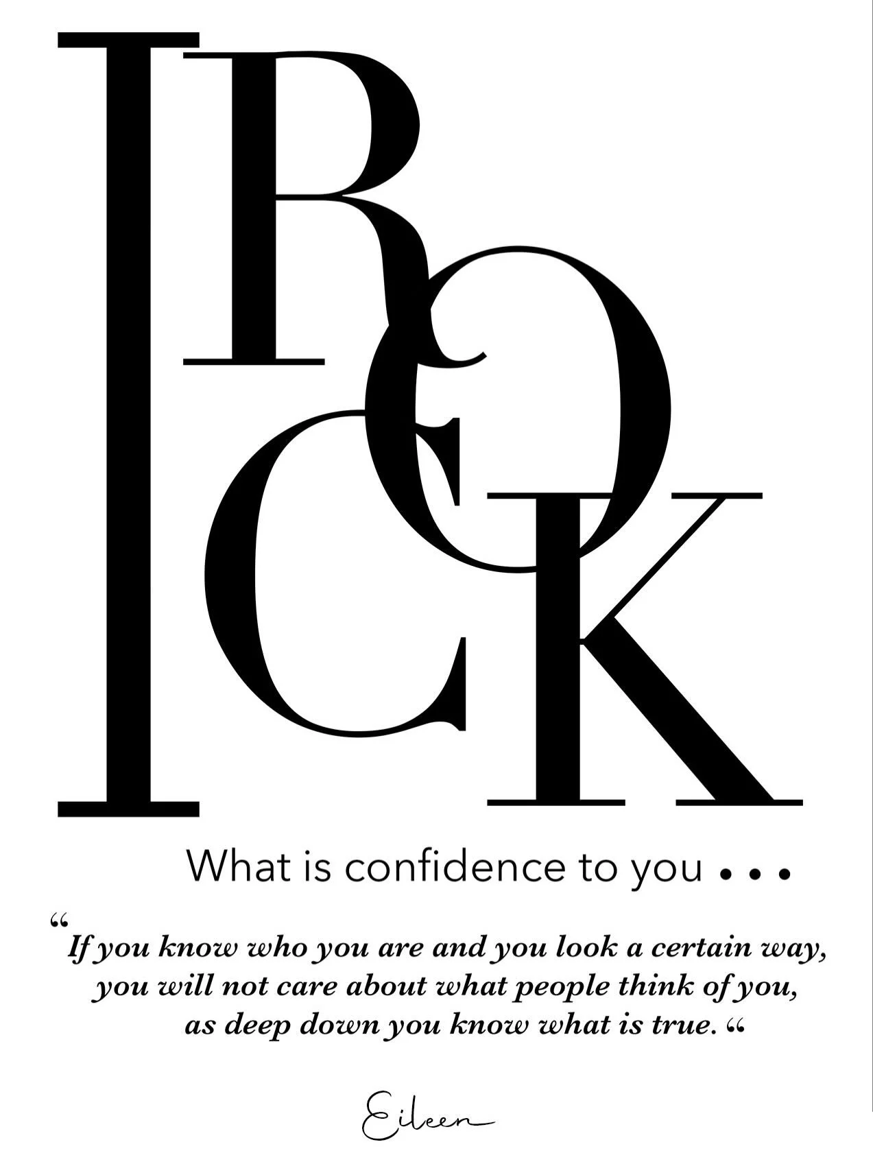 INKED Photographic Campaign

Details in Comments

&ldquo;I ROCK!&rdquo;

What is confidence to you..
&ldquo;If you know who you are and you look a certain way, you will not care about what people think of you, as deep down you know what is true&rdquo