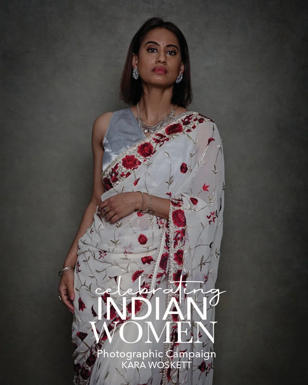 Celebrating Indian Women
Photographic &amp; Storytelling campaign

Geeta @reflectionsxgeeta @geetaakashyap 

Photographer @karawoskettphotographer 
Makeup Artist @karawoskettphotographer
Handpainted backdrop @karawoskettphotographer