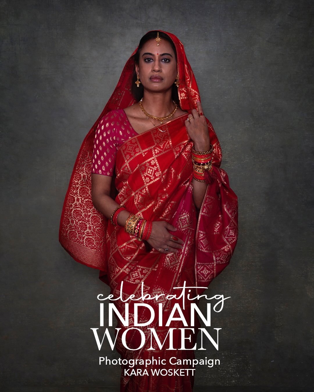 Celebrating Indian Women
Photographic &amp; Storytelling Campaign 

Geeta @geetaakashyap @reflectionsxgeeta 

Photographer @karawoskettphotographer 
Makeup @makeupby_ariday 
Handpainted backdrop @karawoskettphotographer

&ldquo;I am Geeta, born and b