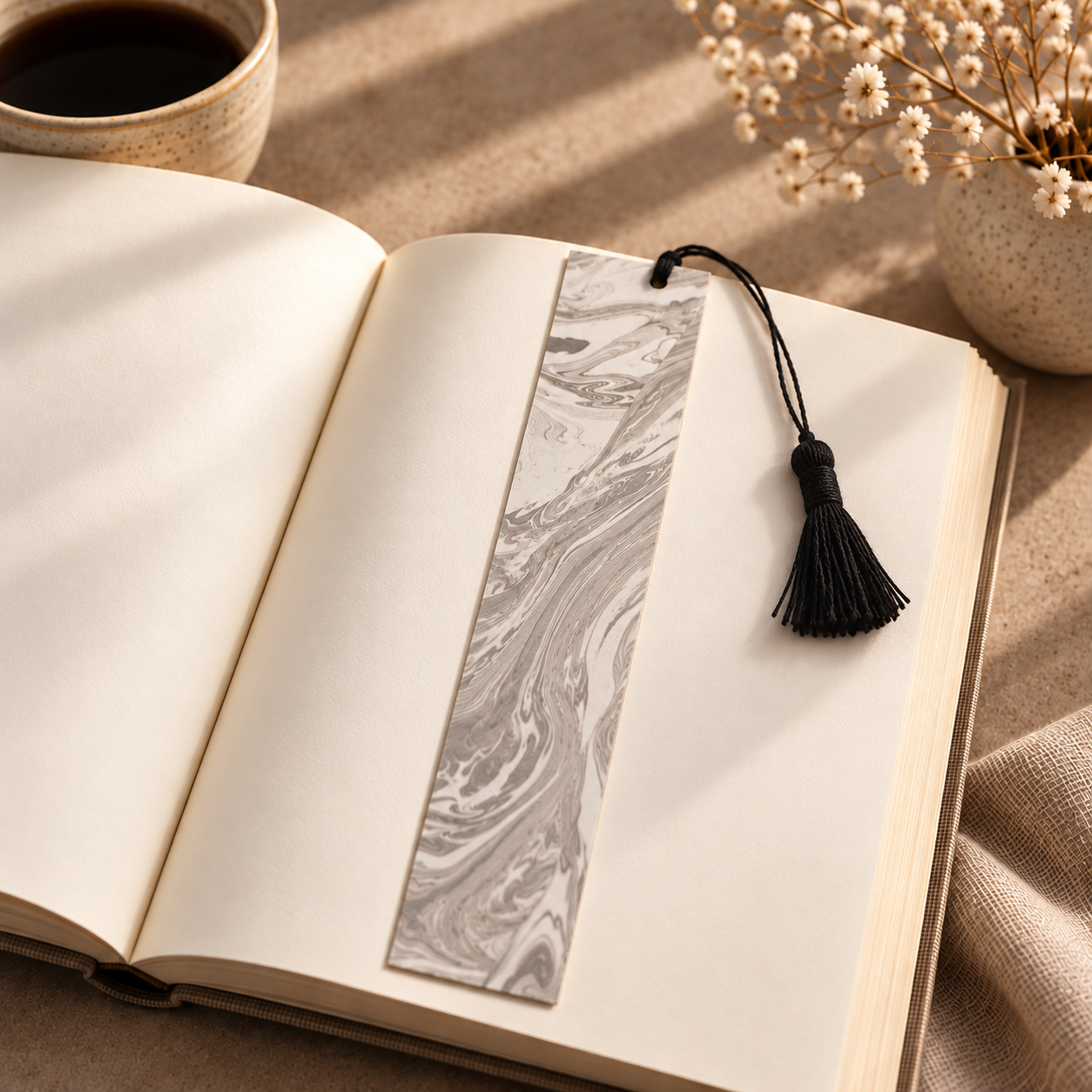 Suminagashi Bookmark