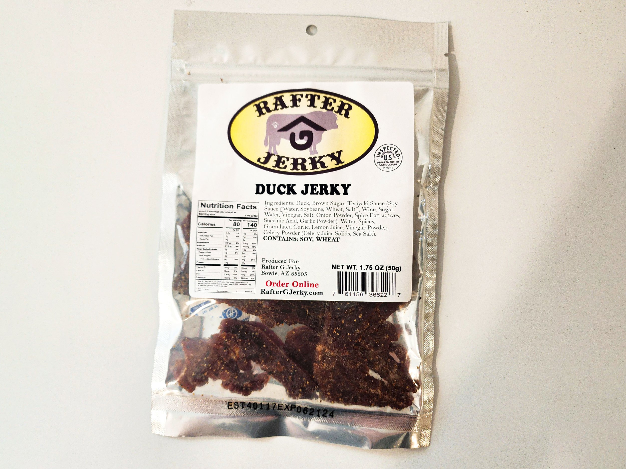 Rafter g duck jerky